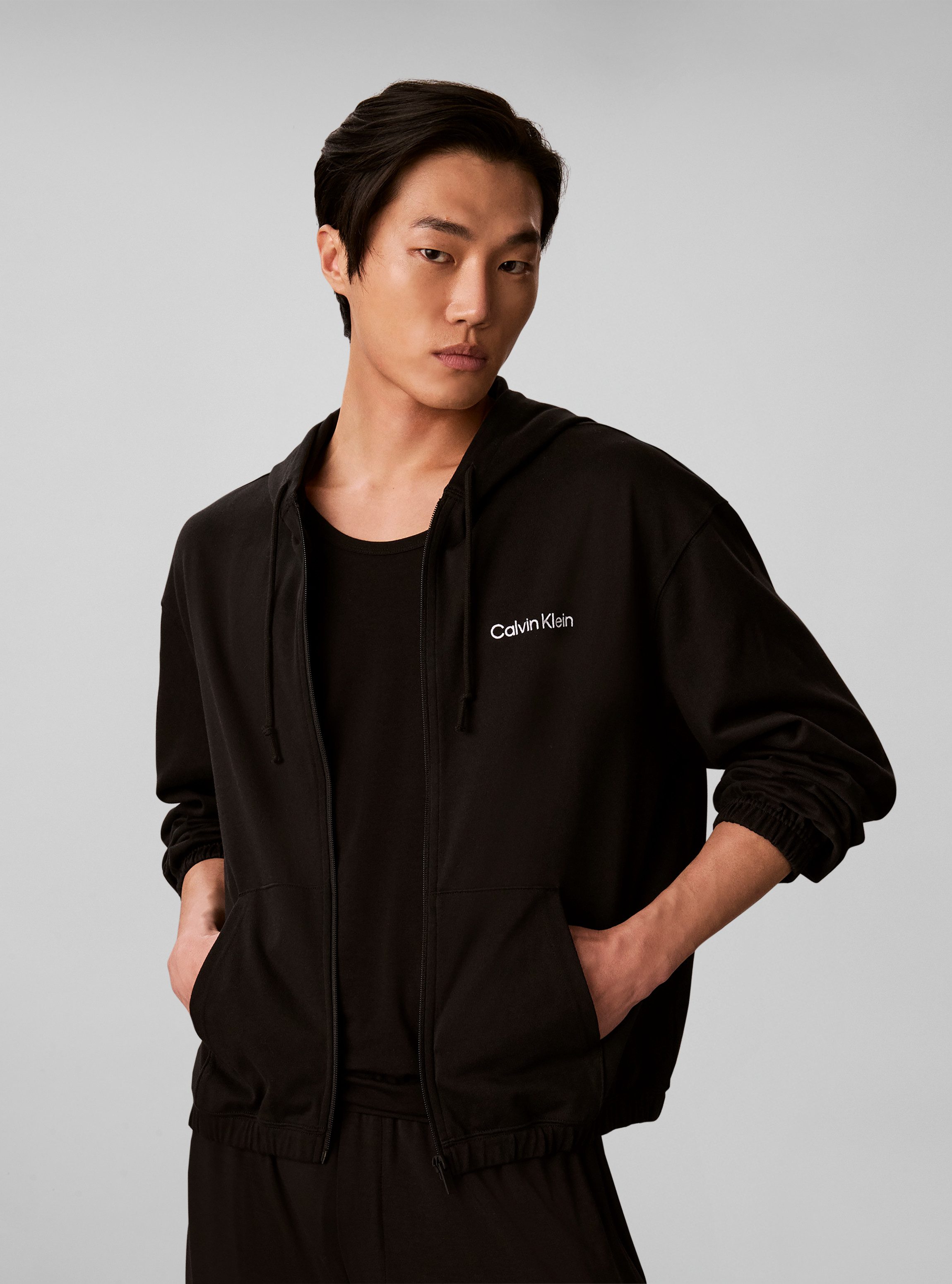 Calvin Klein Underwear Kapuzensweatjacke FULL ZIP HOODIE Regular fit mit Kapuze