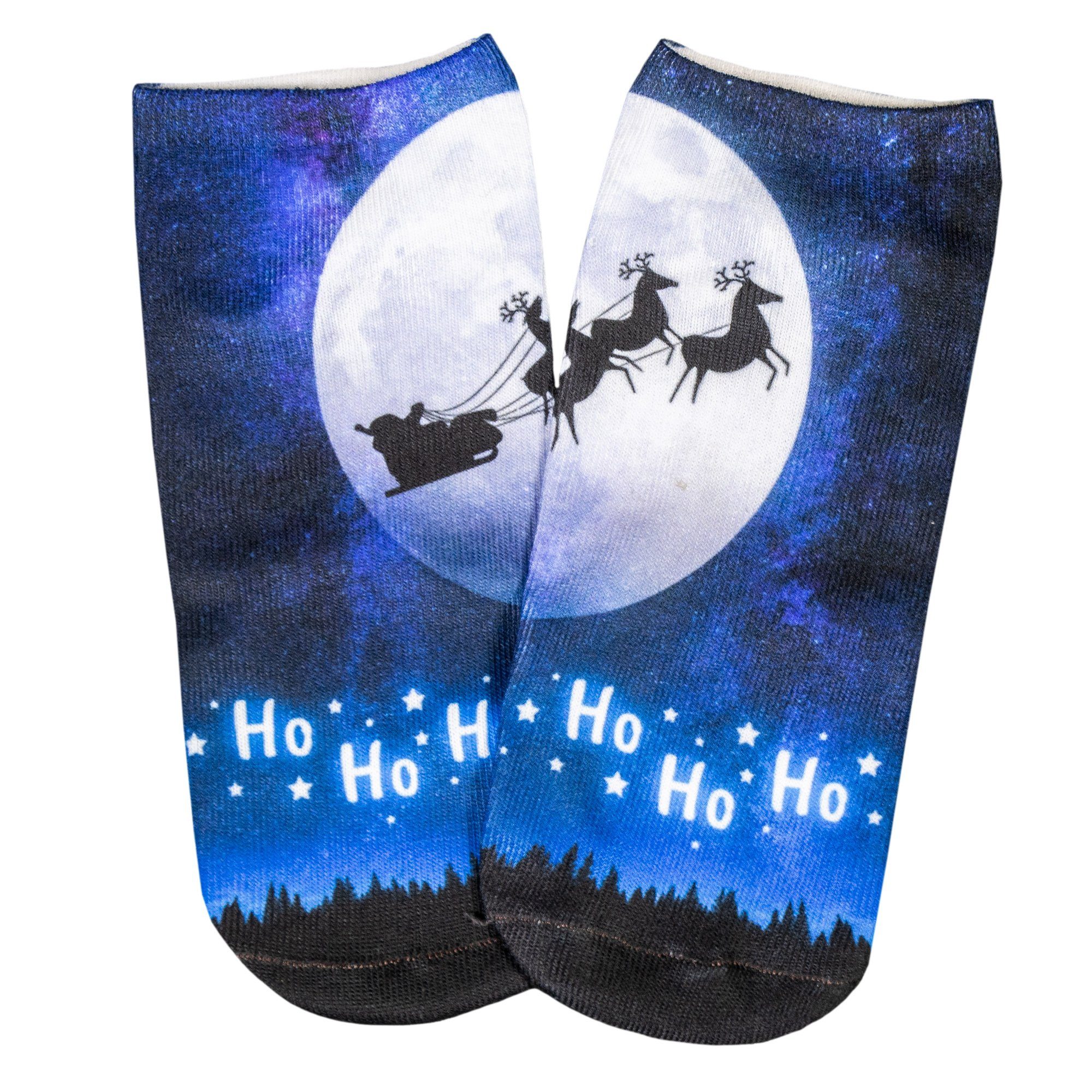 cosey Носки для кроссовок 1 Paar Sneaker-Weihnachts-Socken – Einheits-Размер 33-40 Mond