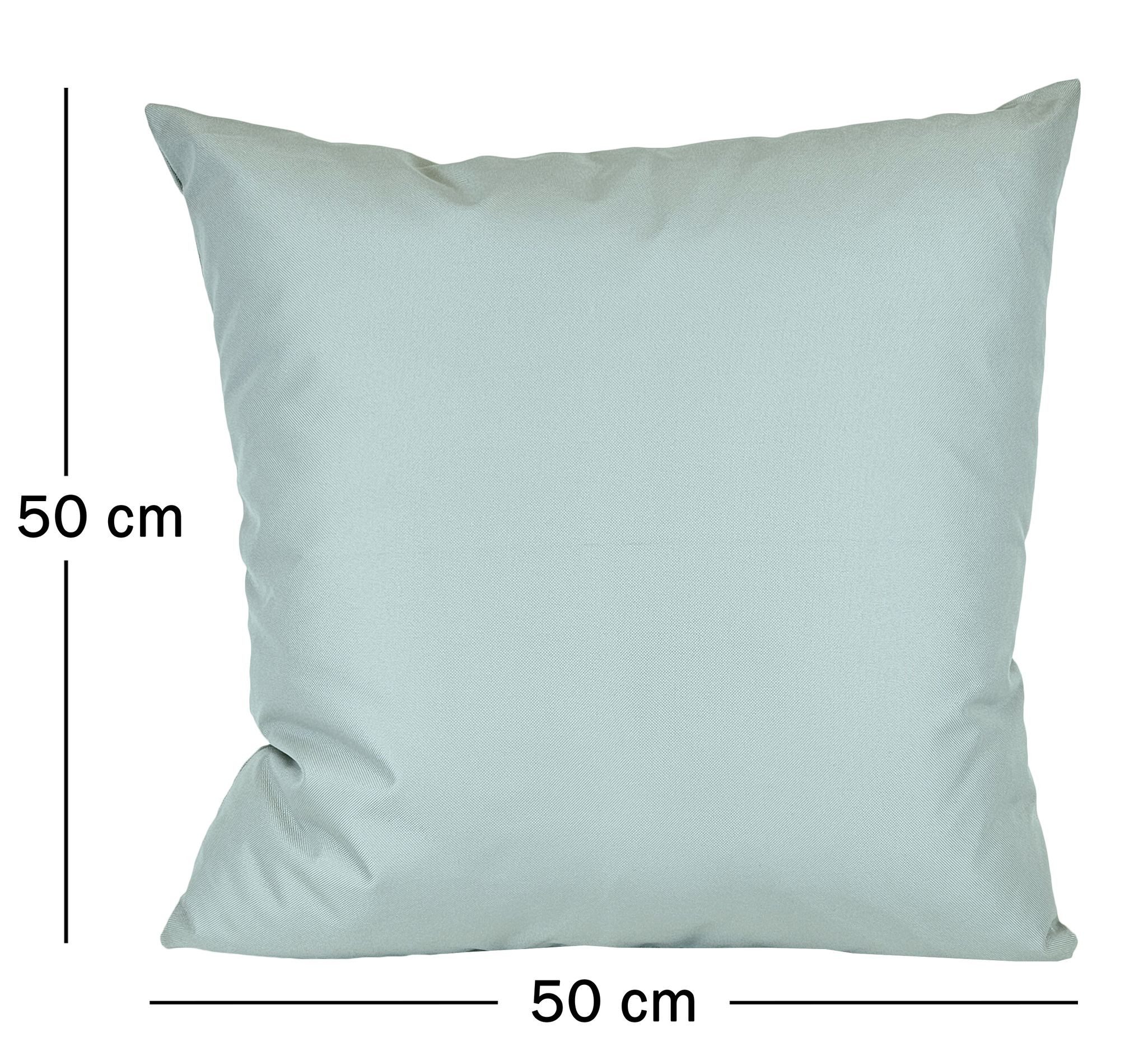 JACK Dekokissen 50x50cm Outdoor Lounge Kissen inkl. XXL Füllung Sitzkissen, starke Füllung, Robust, Strapazierfähig, Wasserabweisend, Innen&Außen