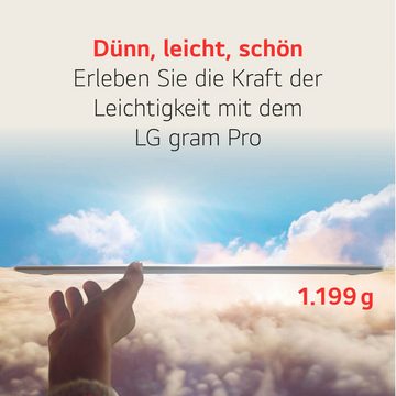 LG Gram 16" Ultralight Laptop, IPS-Display, 16 GB RAM, Windows 11 Home, Business-Notebook (40,6 cm/16 Zoll, Intel Core Ultra 7 155H, ARC, 1000 GB SSD, 16Z90S-G.AA77G, 2024)