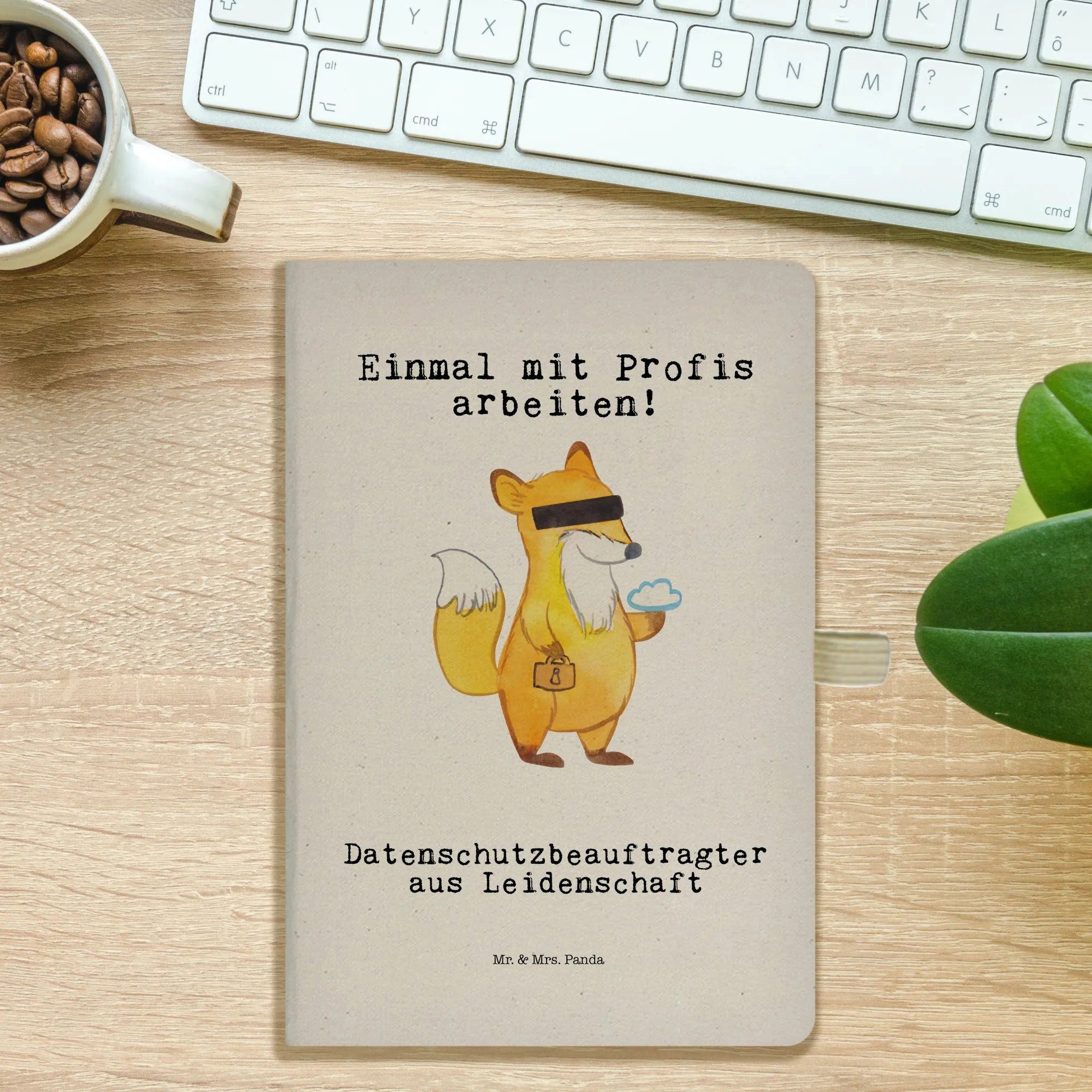 Thumbnail - Mr. & Mrs. Panda Notizbuch Datenschutzbeauftragter Leidenschaft - Transparent - Geschenk, Notizb Mr. & Mrs. Panda, Hochw...