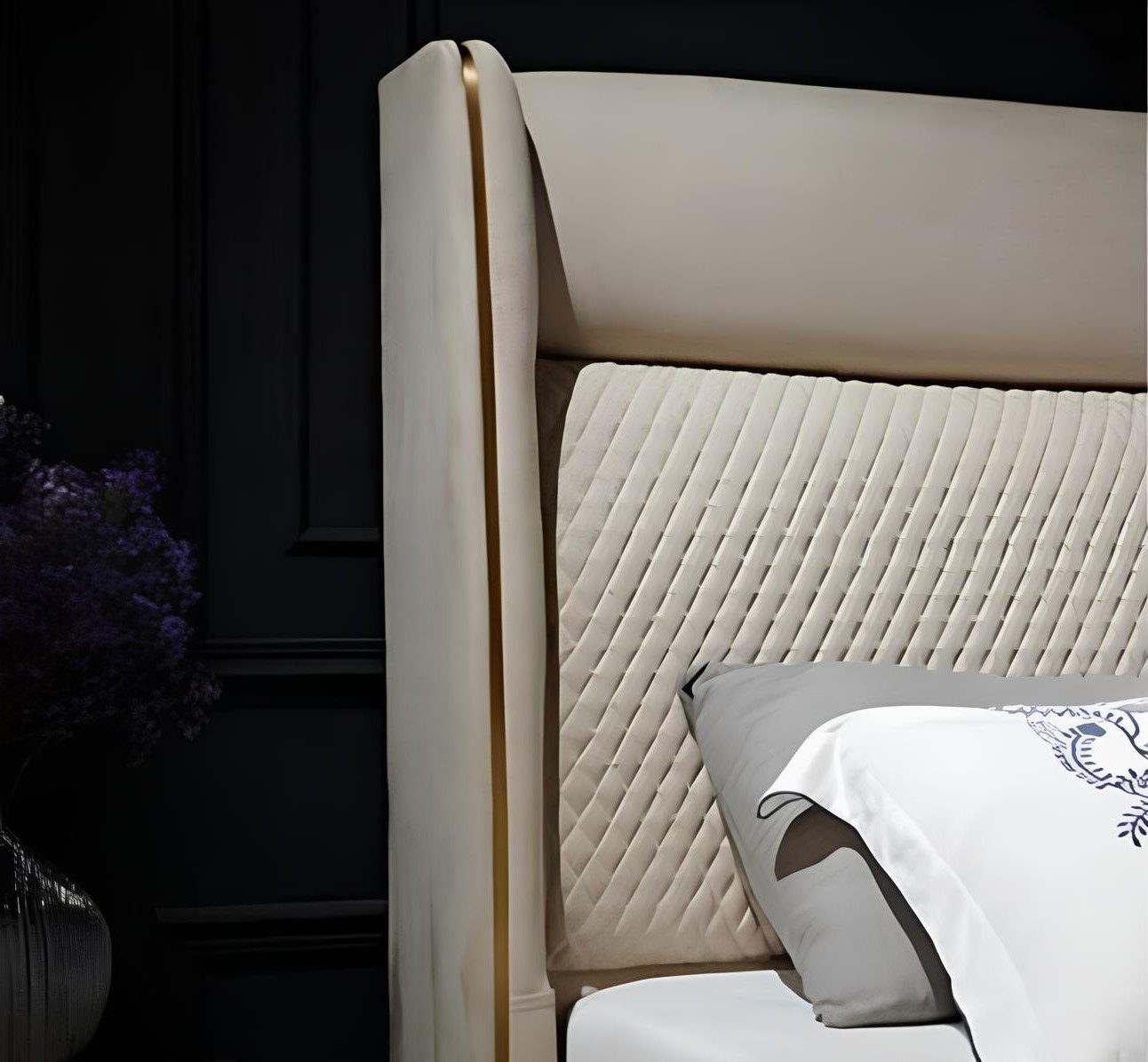 Xlmoebel Boxspringbett Luxuriöses Doppelbett im Hotelstil mit eleganten Nachttischen (Bett), Hergestellt in Europa