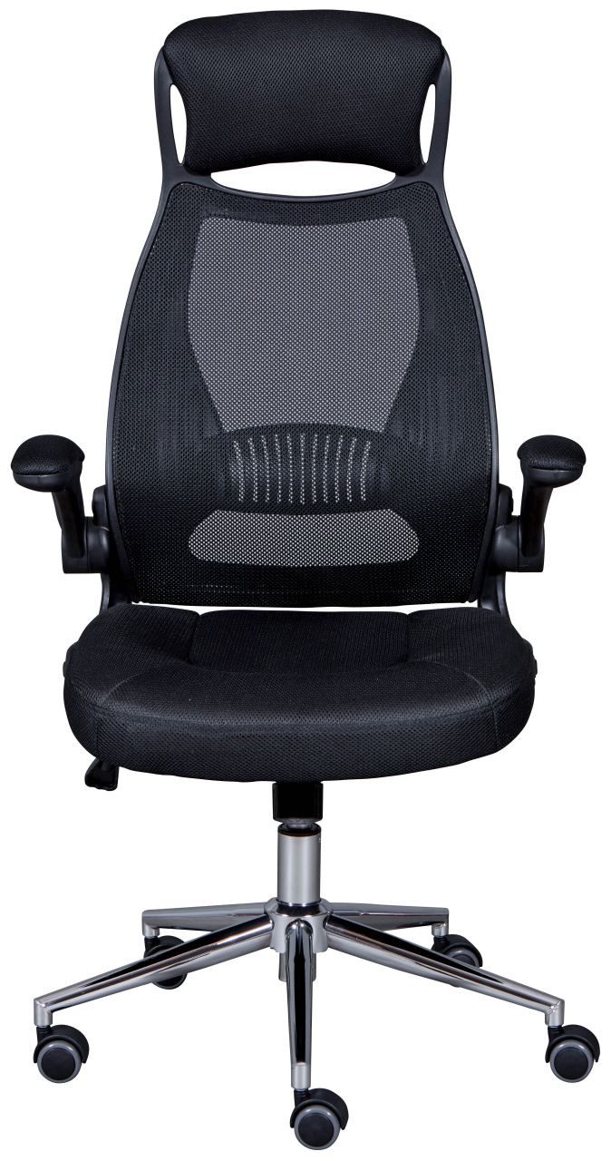 FURNARO Bürostuhl, Drehstuhl höhenverstellbar ergonomisch 68-65 x 65 x 114-122 cm