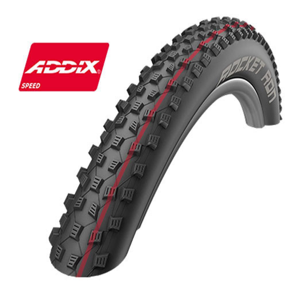 Schwalbe Fahrradreifen Schwalbe Reifen Rocket Ron 20x2.25" 57-406 schwarz TLE HS438 faltbar