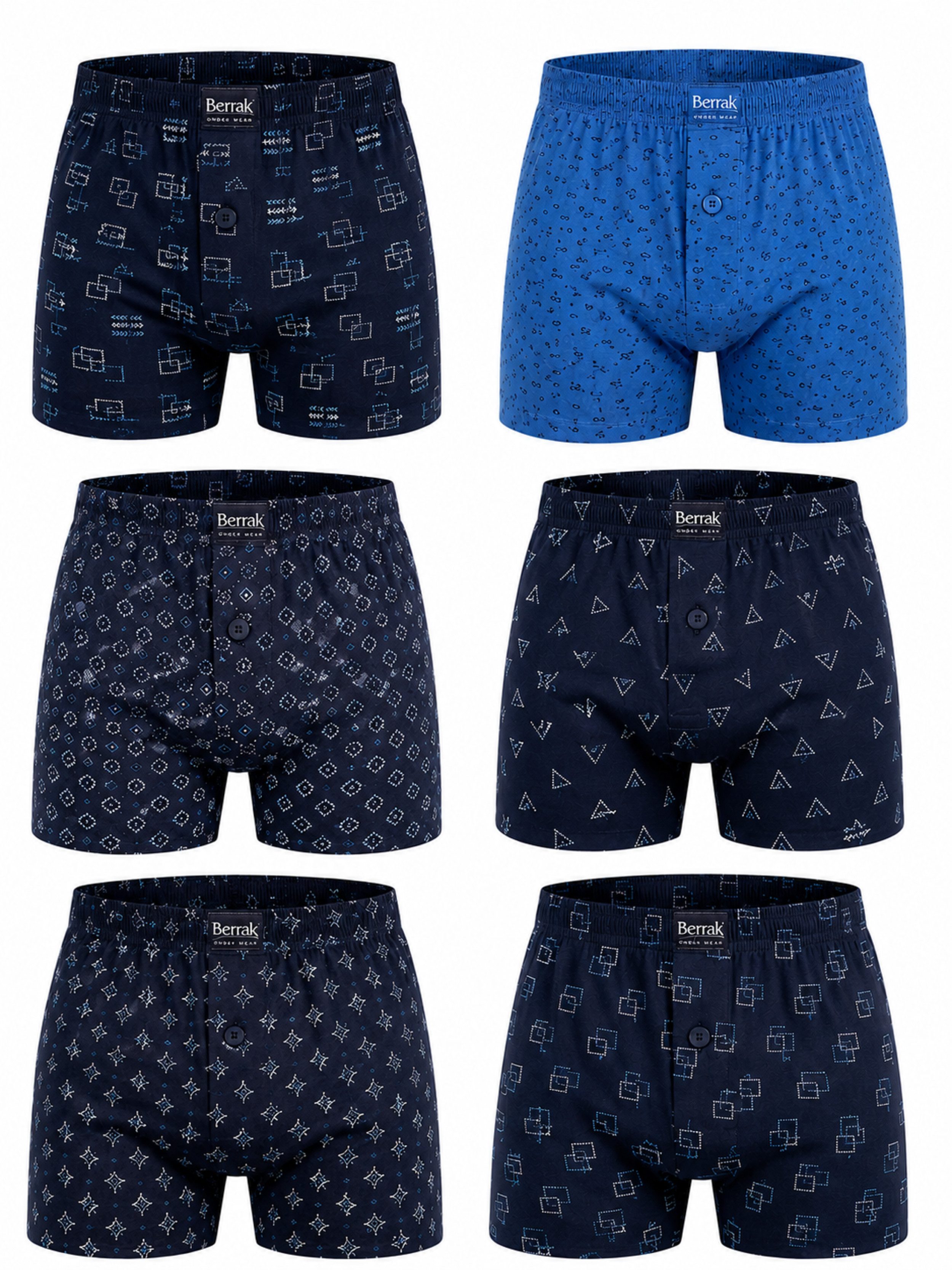DDOnlineShop Boxershorts Herren Unterhosen Slips (Packung,Spar-Set, 5-St., 5er-Pack) Gr.M L XL XXL XXXL Premium Qualität A1054
