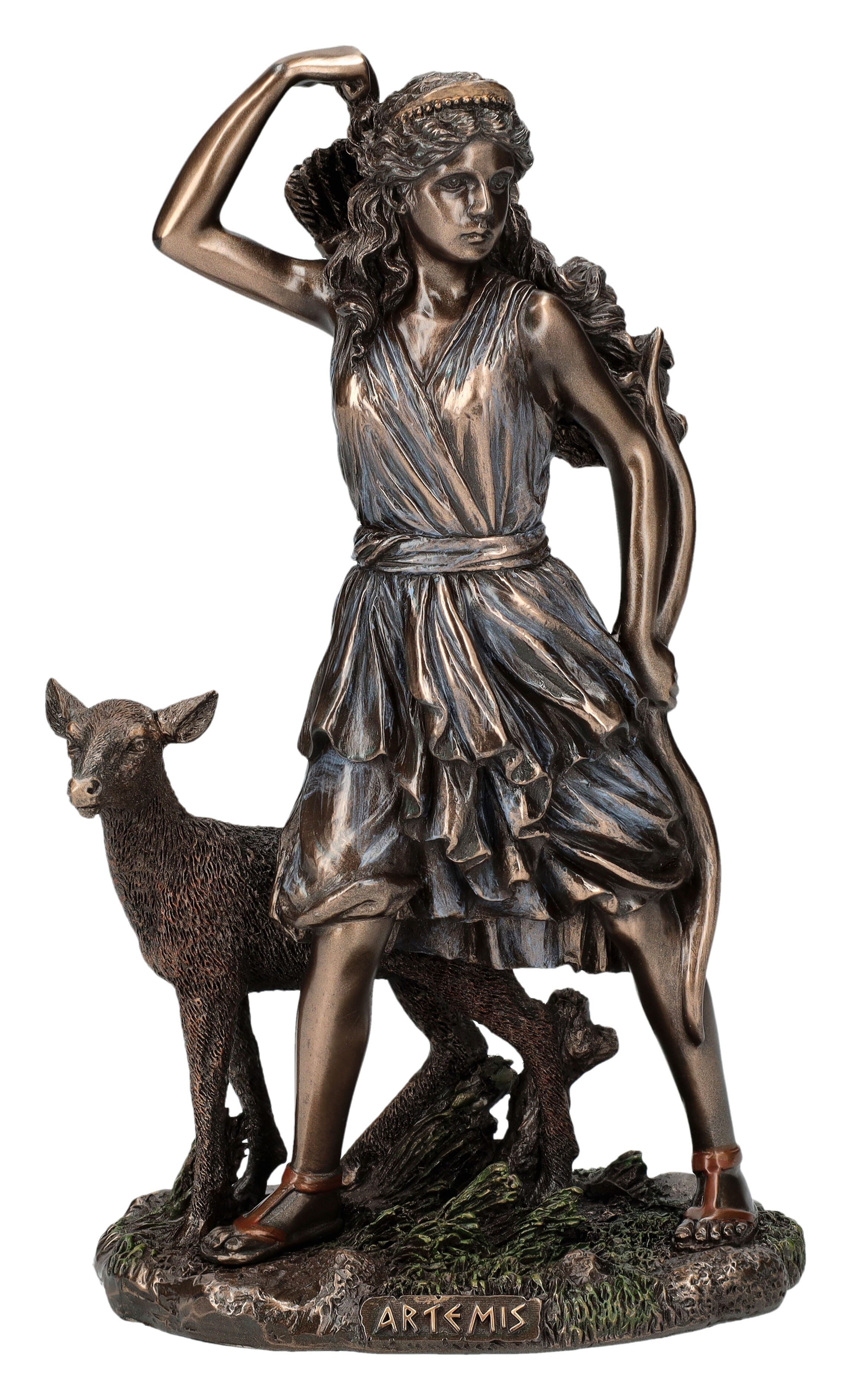 Dekofigur Artemis Figur - Göttin der Jagd - Veronese - Dekofiguren Götterfigur