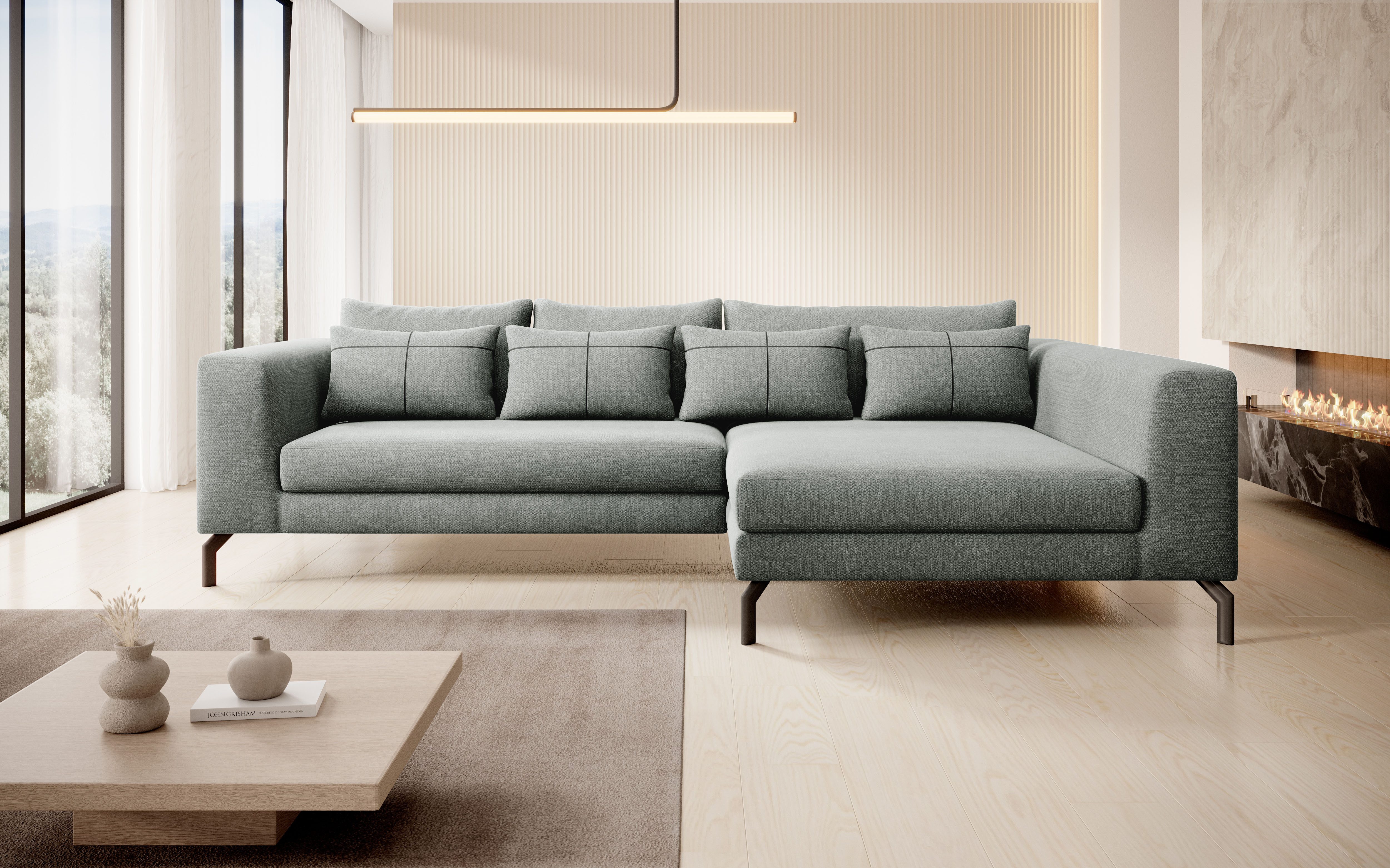 INOSIGN Ecksofa Cross, mit softem Sitz, günstig online kaufen