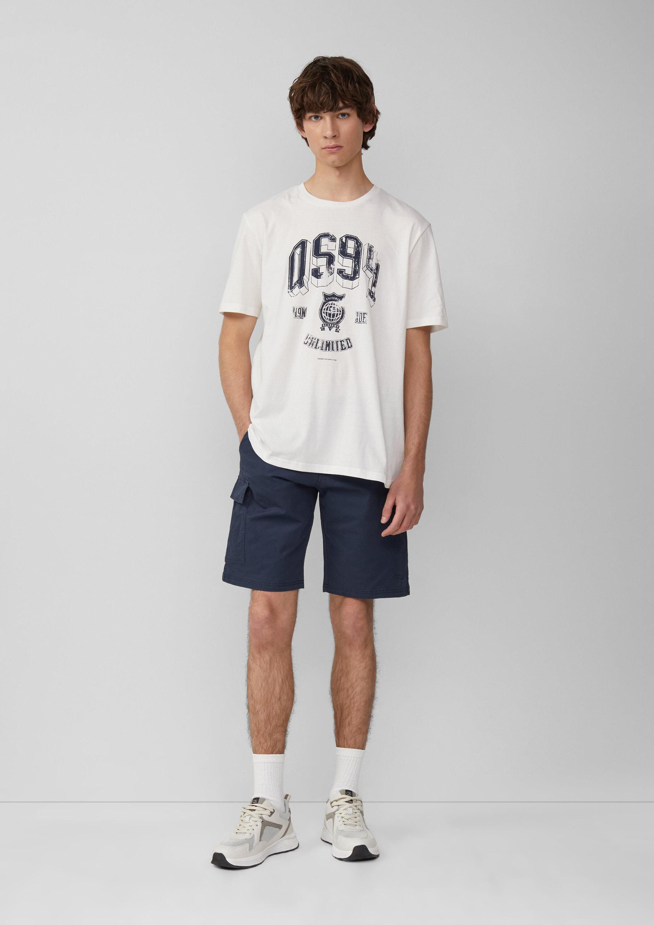 QS Shorts Bermuda Cargo-Shorts aus Baumwollstretch