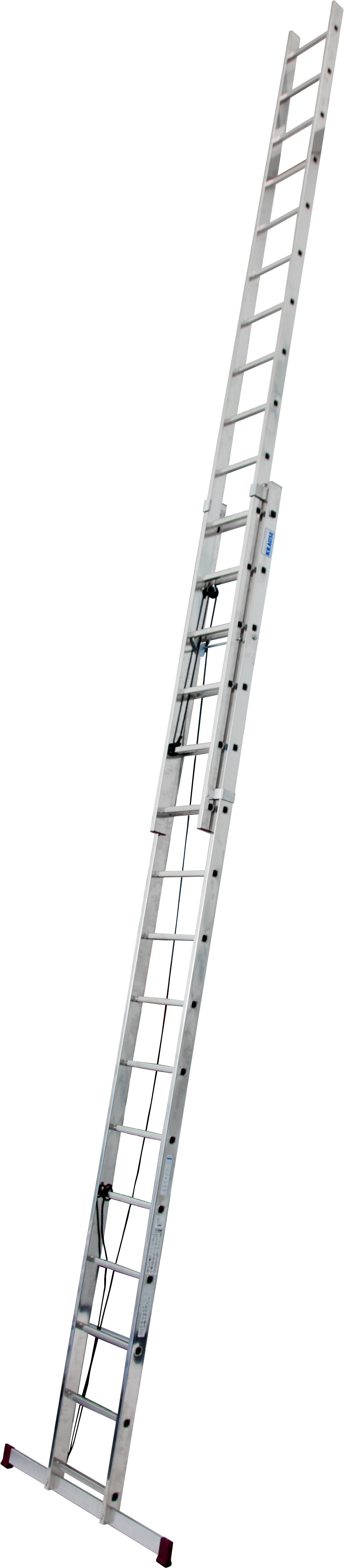 KRAUSE Schiebeleiter Corda Seilzugleiter, 2x16 Sprossen günstig online kaufen