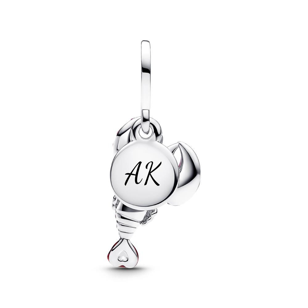Pandora Charm "Weihnachtsmann Rentiere" 790033 Silber Blaue Emaille 205743336424