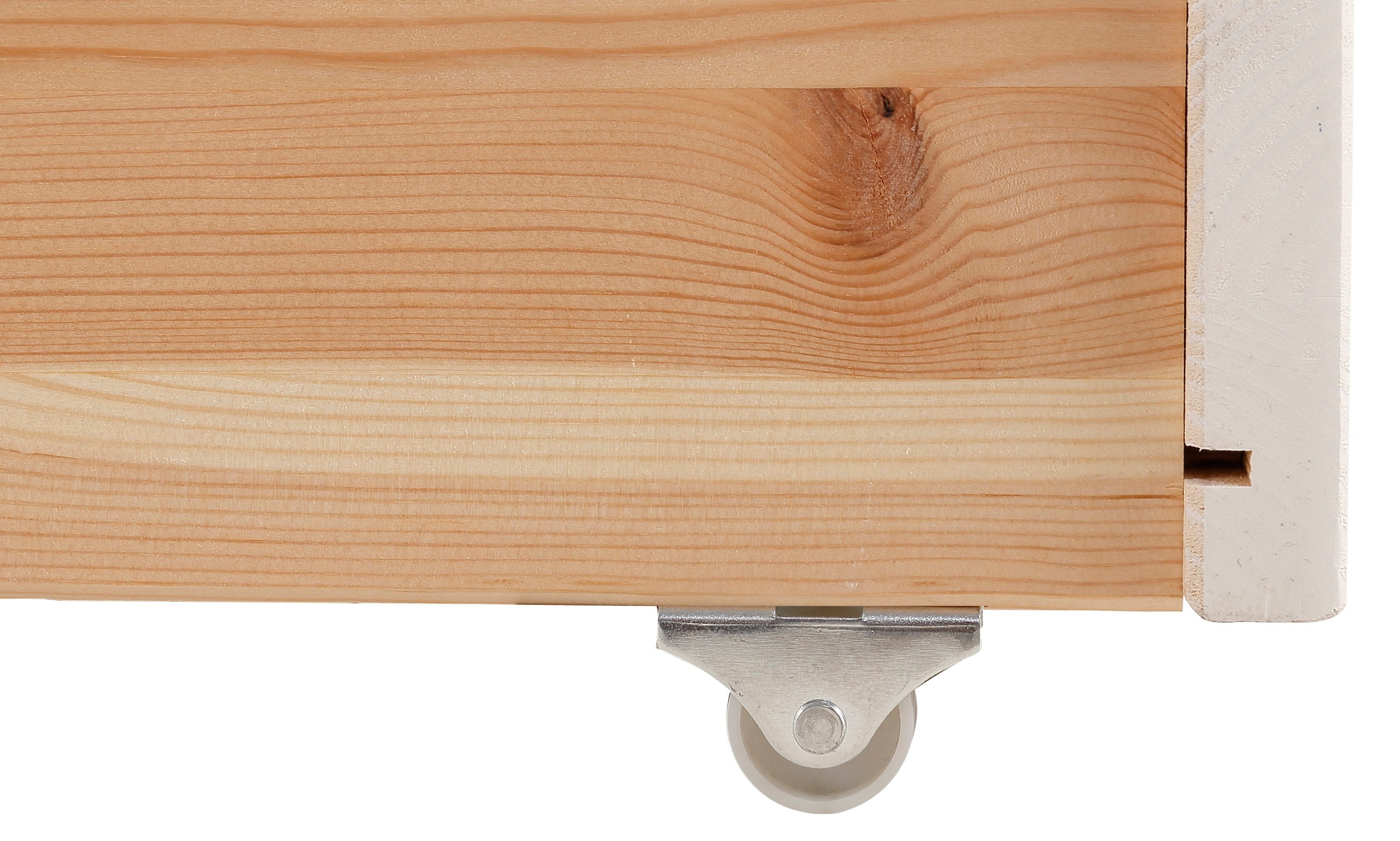 Home affaire Schublade "AIRA" Holz aus massivem zum weiß (Kiefer) passend Daybed