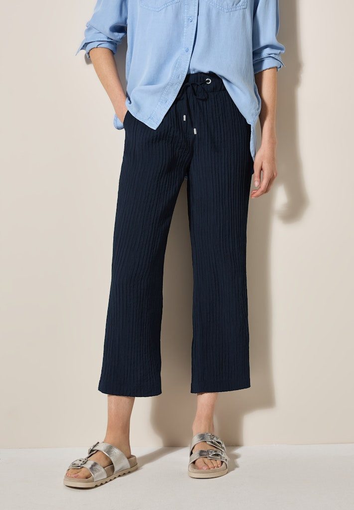 CECIL Stoffhose Style Neele im Loose Fit, Stukturhose günstig online kaufen