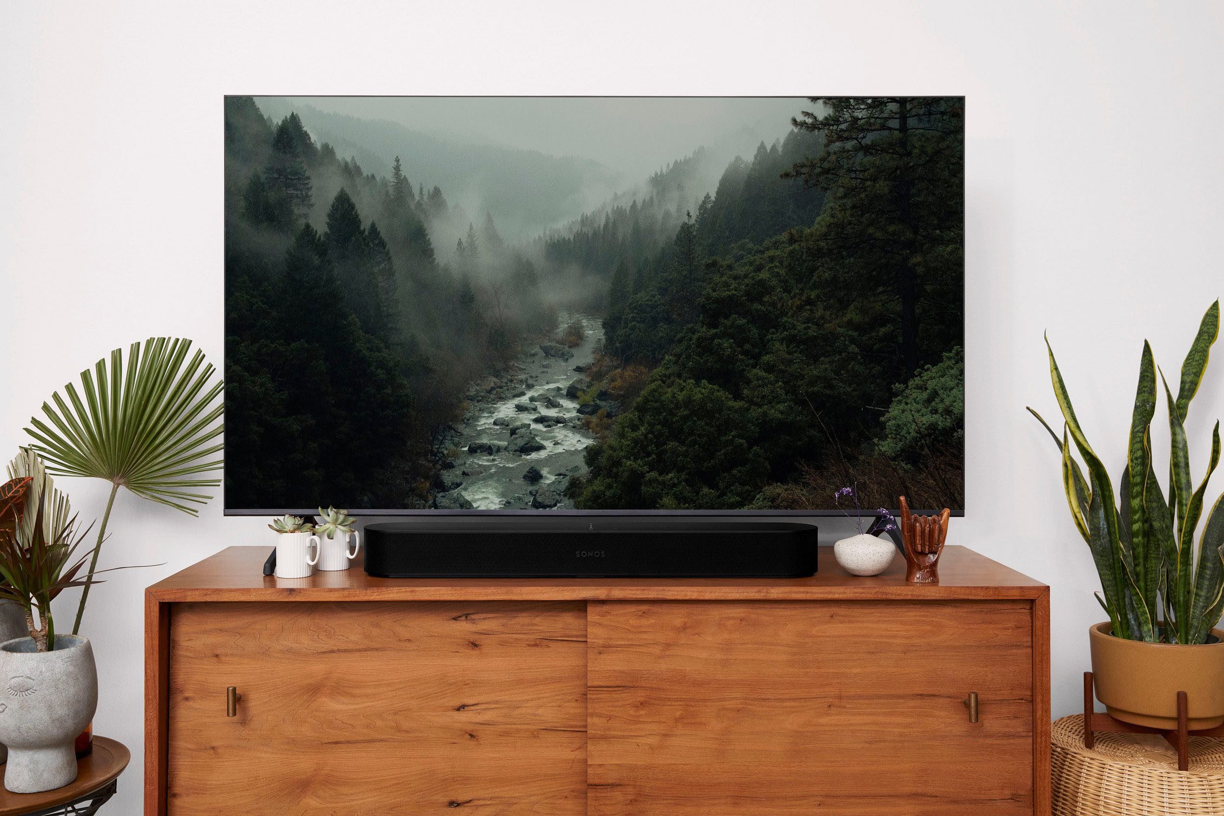 Sonos Heimkinosystem Set: Beam 2 + Sub Mini (100 W, LAN (Ethernet), WLAN, Hi-Res Audio)