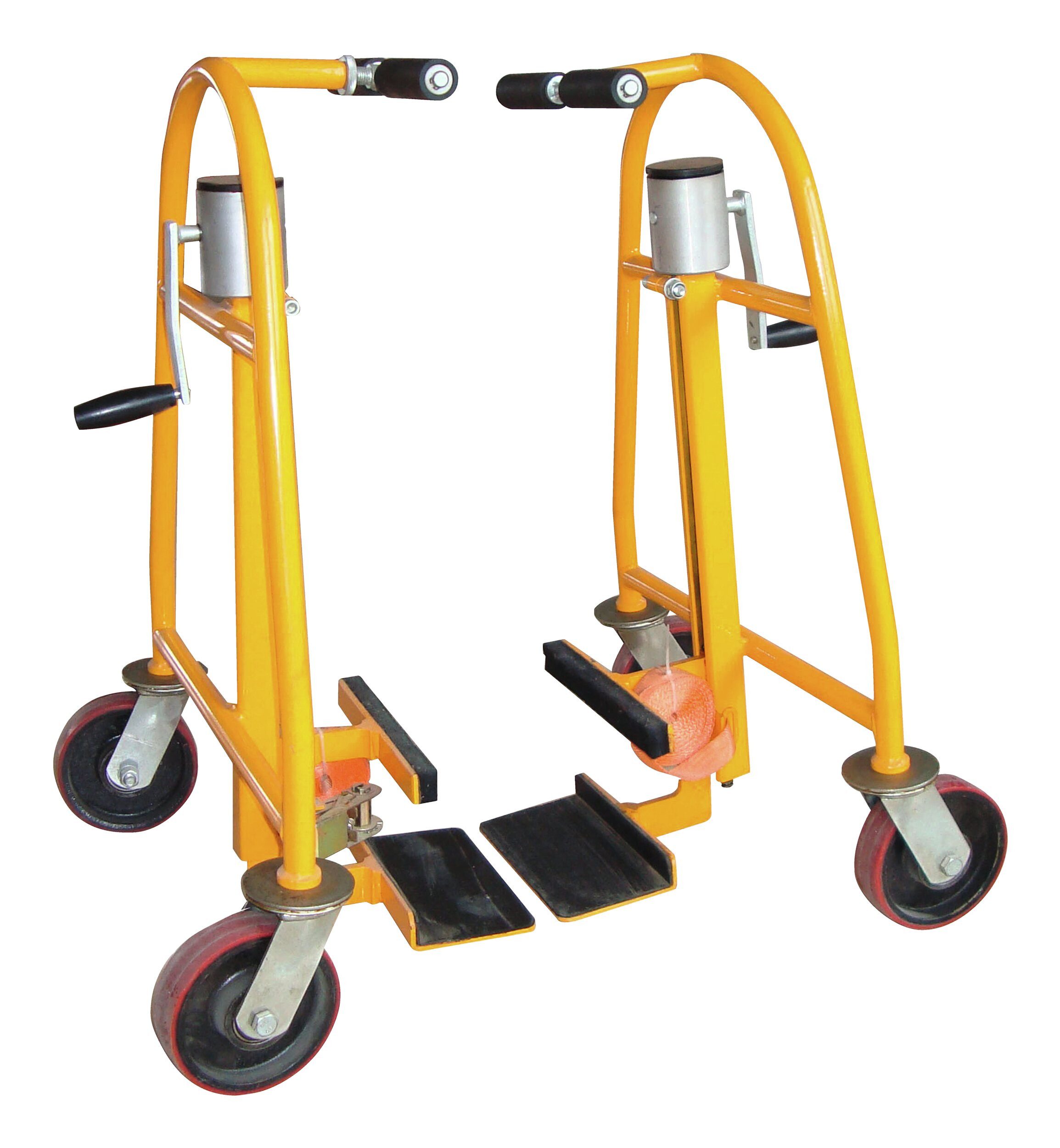 Hubwagen, Hubtransporter, mechanischer Hub 300 mm, Rad 150 mm
