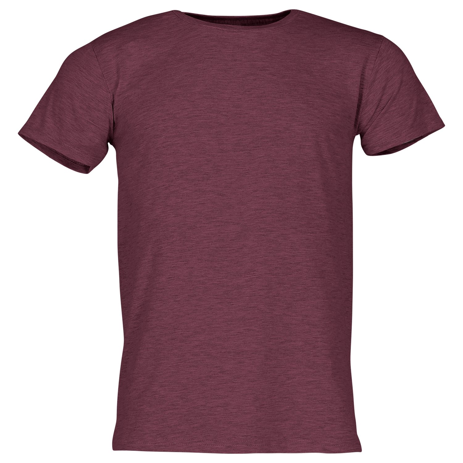 Fruit of the Loom Rundhalsshirt Iconic 150 T-Shirt burgund meliert