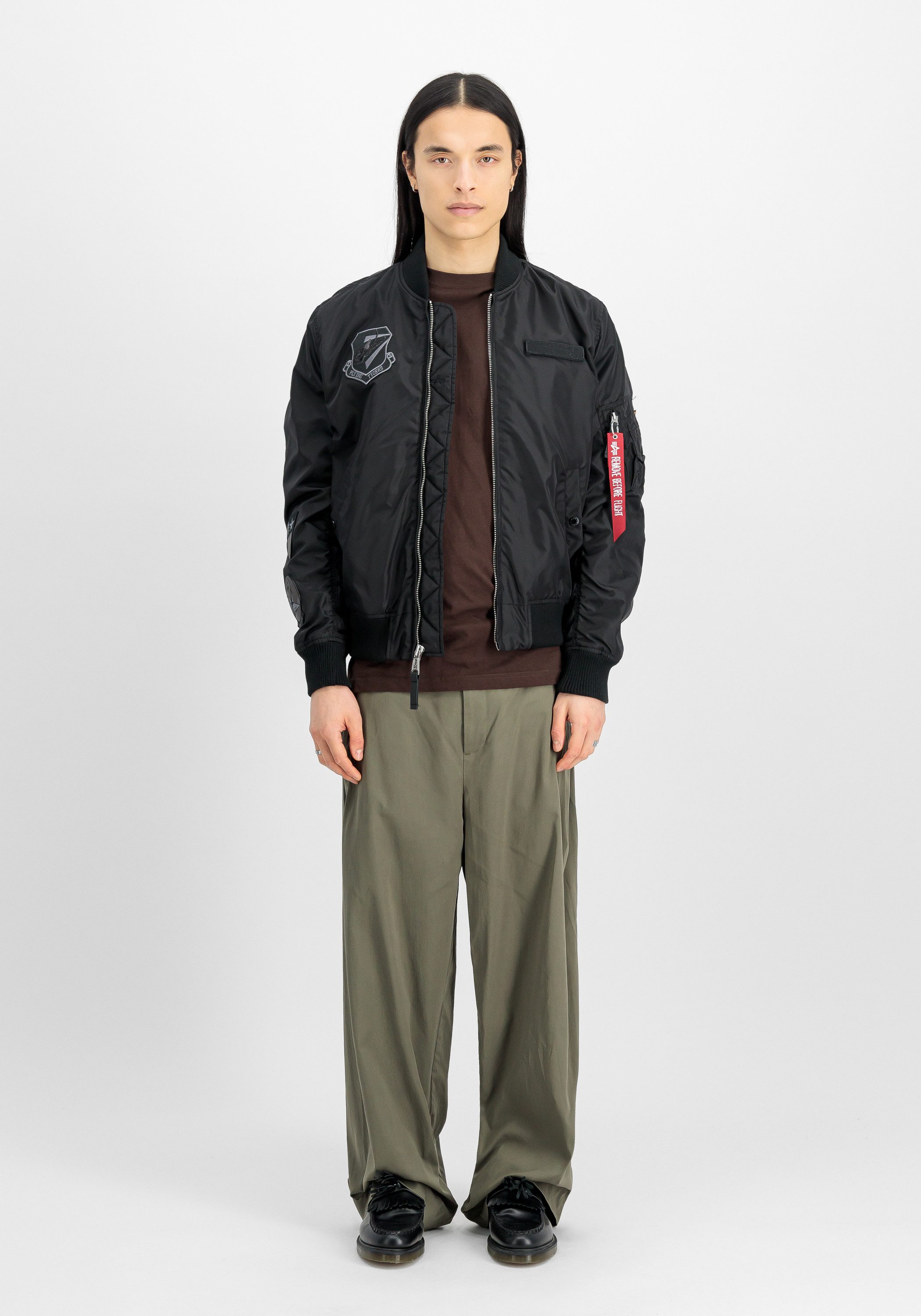 Alpha Industries Bomberjacke MA-1 TT Flying Tigers Light