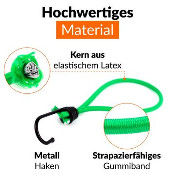 Upgrade4cars Spanngurt Spanngummis mit Haken (25-St)