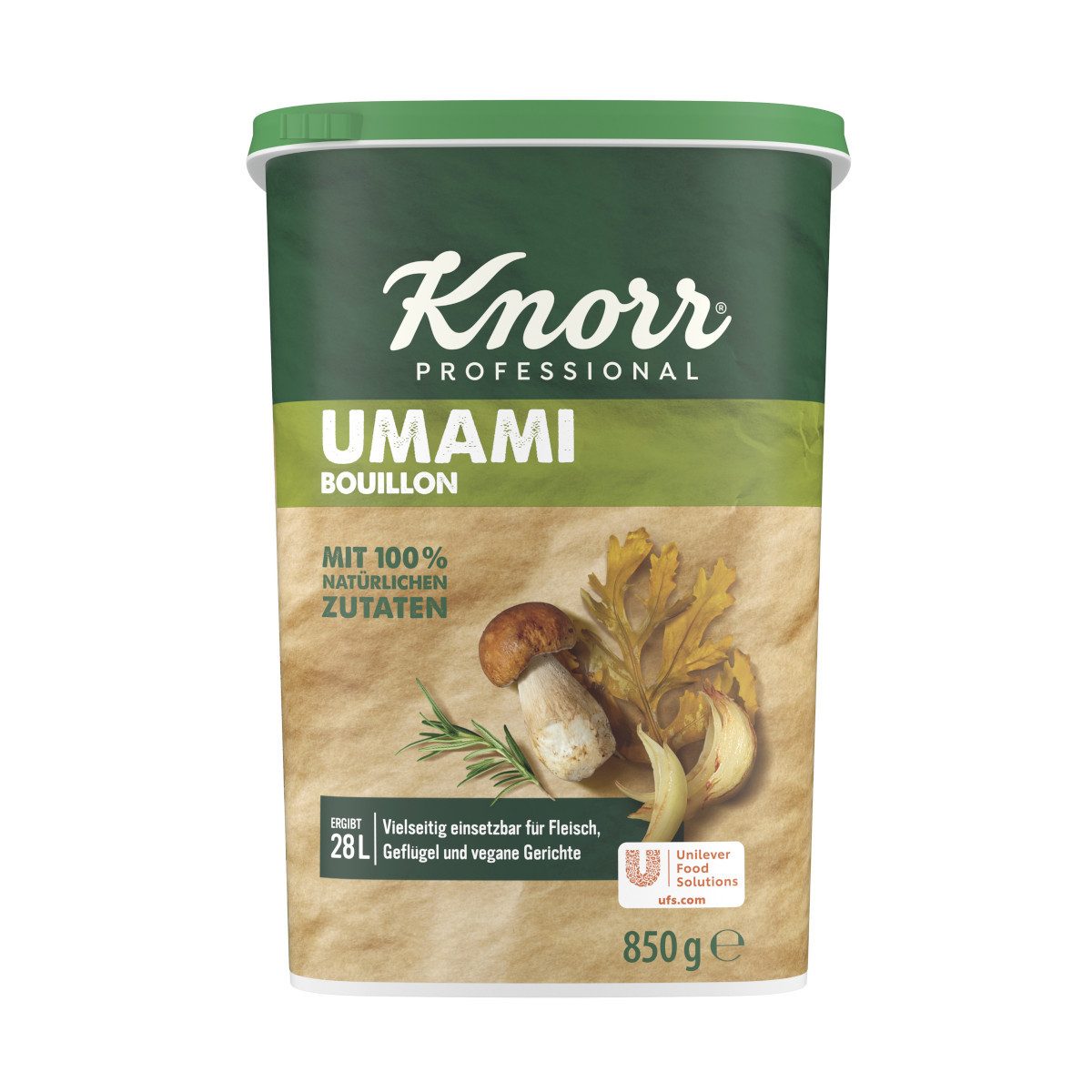 Knorr Fertiggericht, Knorr Professional Umami Bouillon herzhaft würzige Note 850g