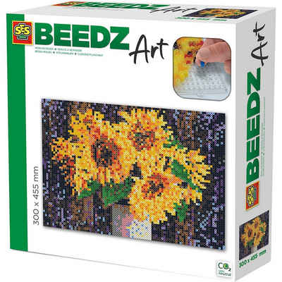 SES Creative Bügelperlen »Beedz Art - Bügelperlen Sonnenblumen, 7.000 Perlen«