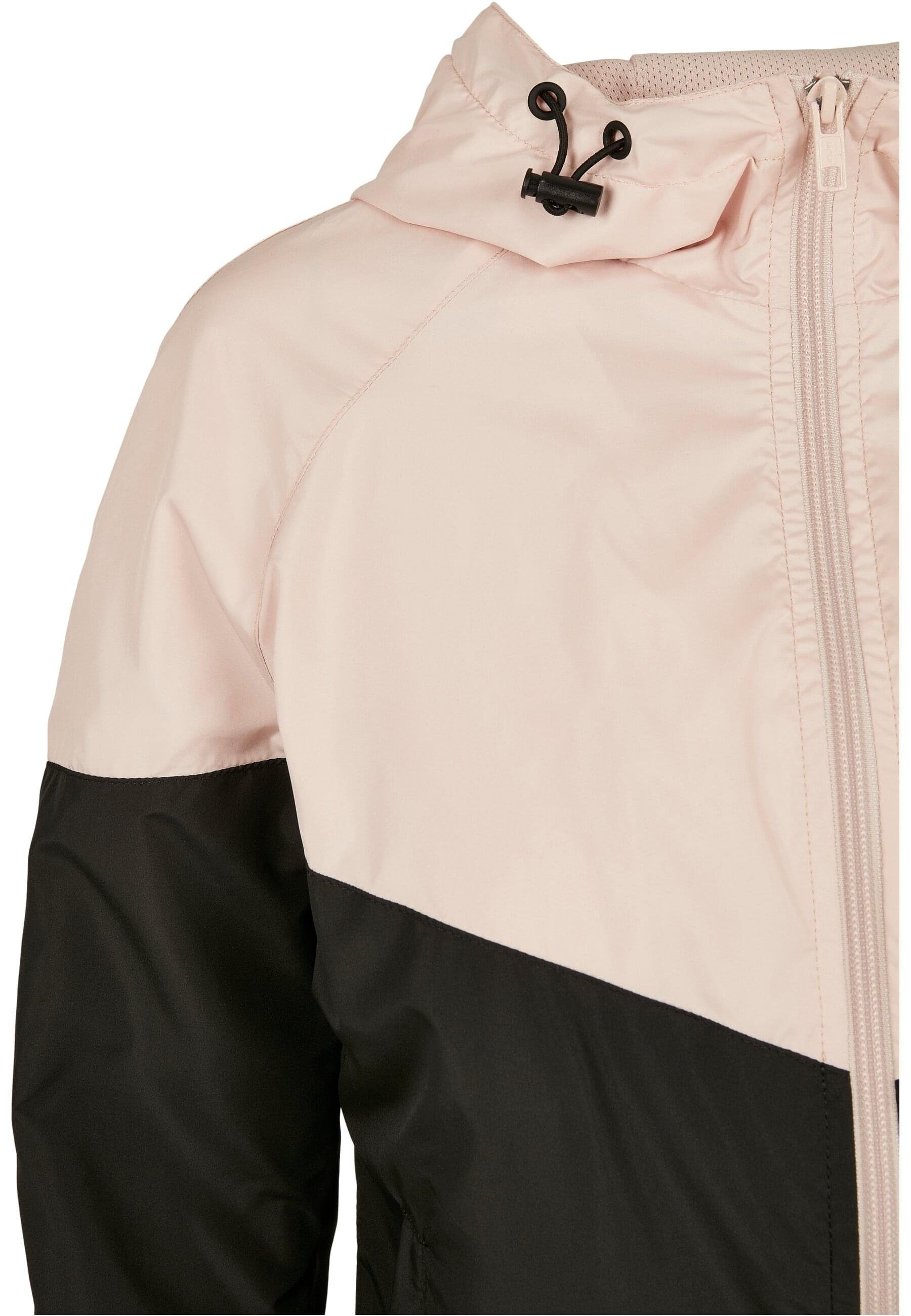 URBAN CLASSICS Sommerjacke Damen Windbreaker lightpink/black (1-St) Arrow Ladies