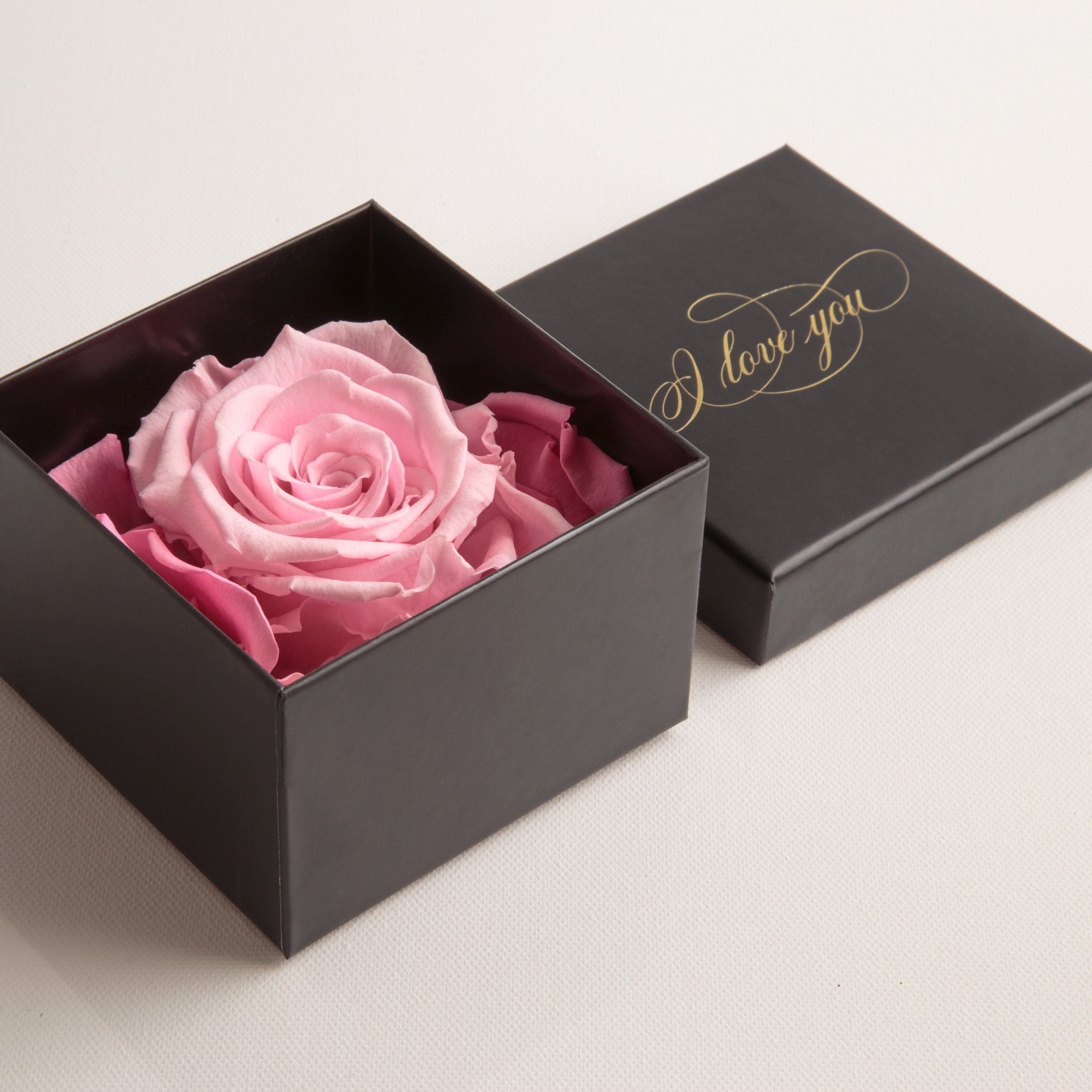 Kunstblume Infinity Rose Box I Love günstig online kaufen
