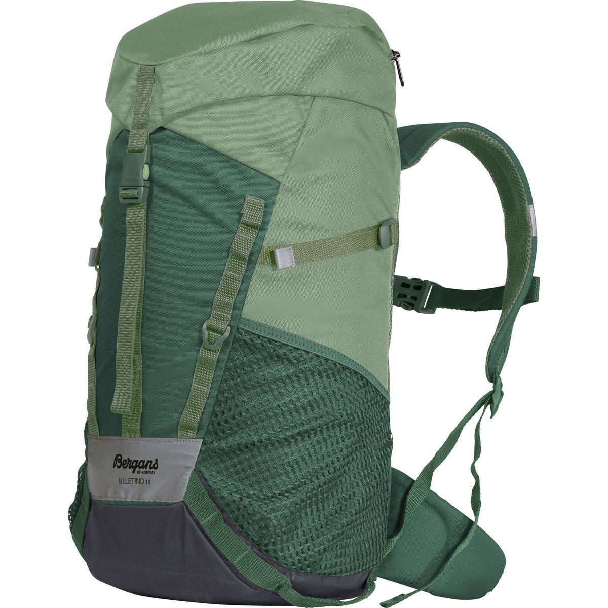 Bergans Kinderrucksack Lilletind 18, Robuster, kindgerechter Tagesrucksack mit reflektierenden Details und