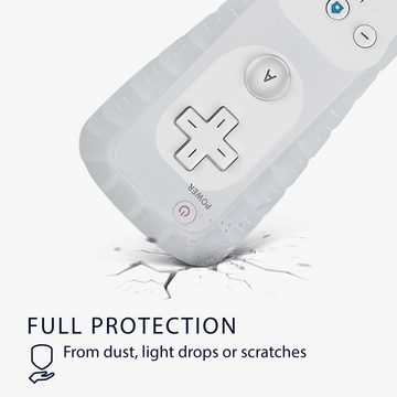 kwmobile Spielekonsolen-Tasche Silikonhülle für Nintendo Wii Remote Controller Hülle (1-tlg), Schutzhülle für Spielekonsole aus Silikon - Konsolenschutz