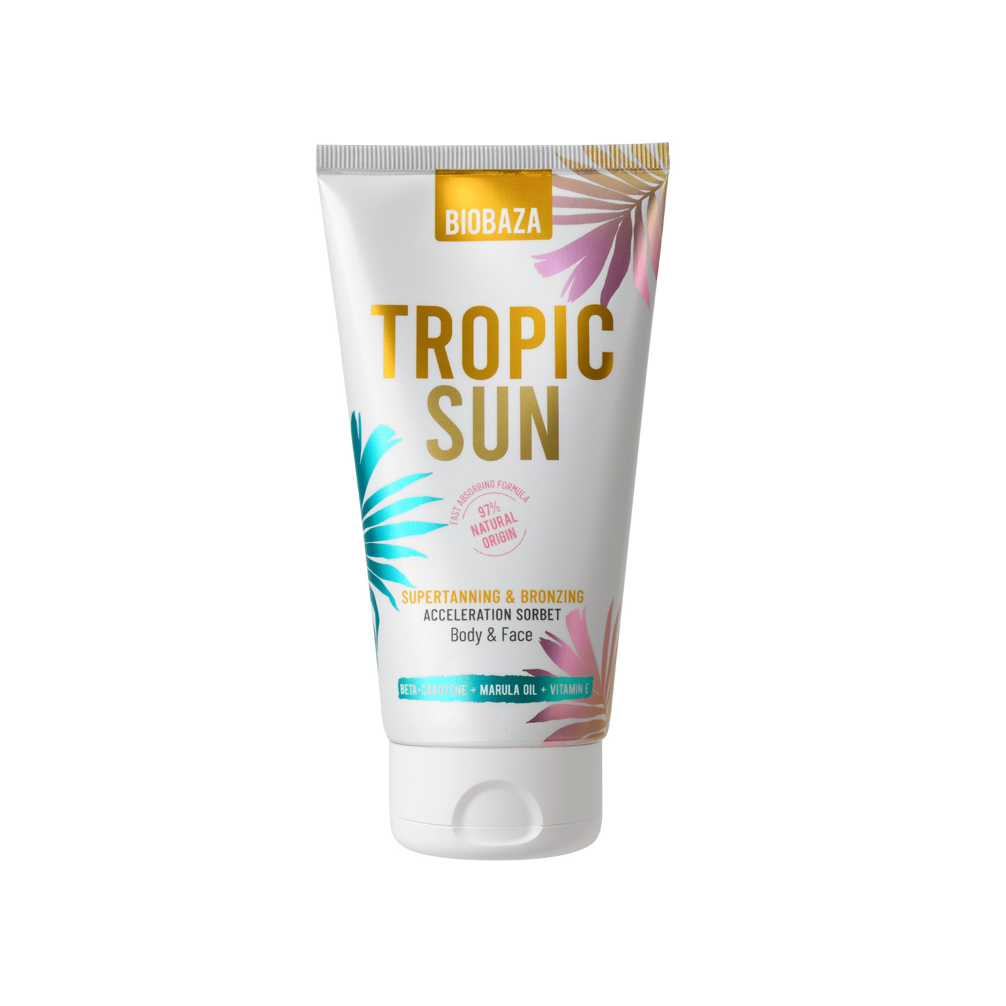 Biobaza Selbstbräunungscreme Biobaza Tropic Sun Bräunungscreme für einen natürlichen Teint