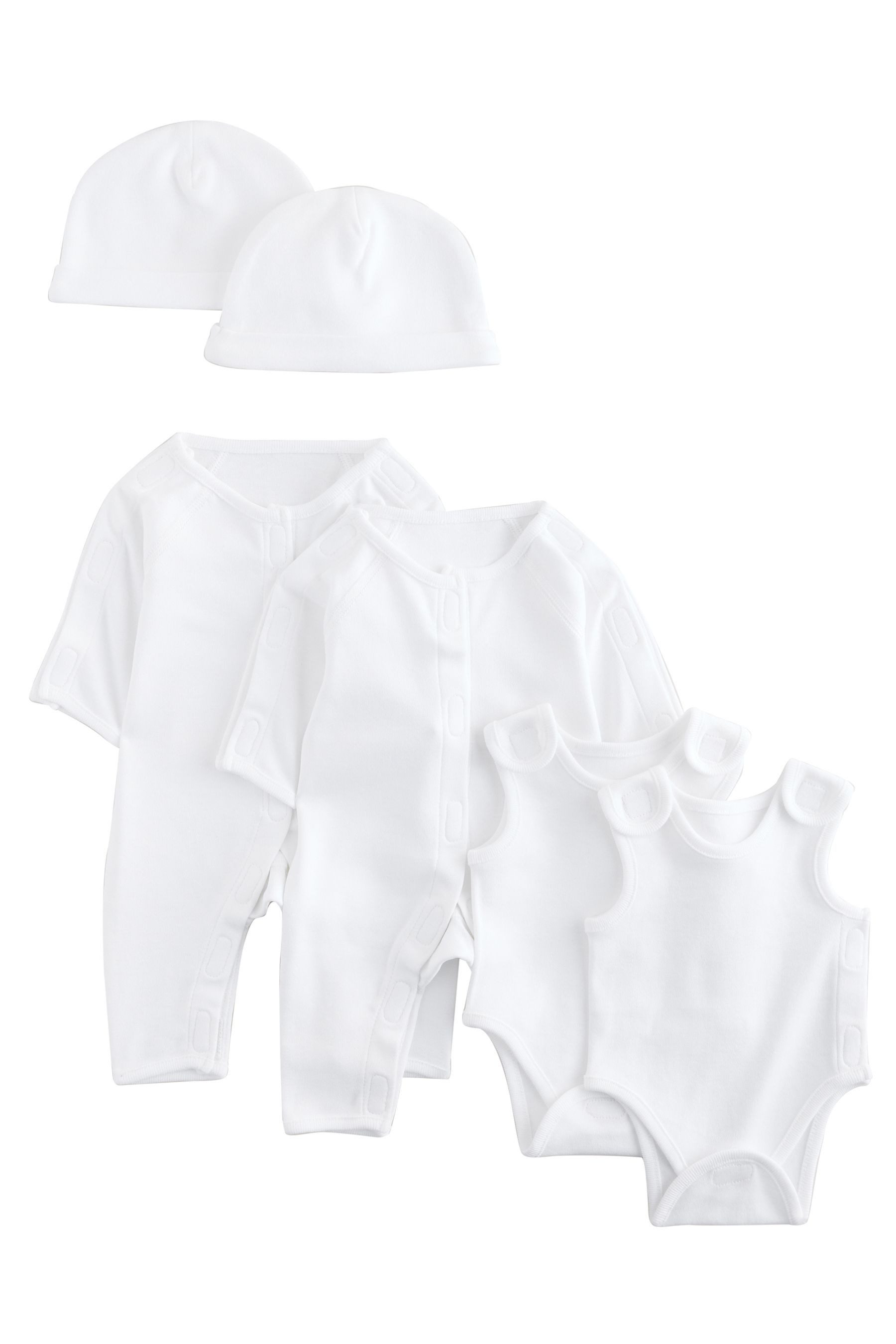 Schlafanzug Baby-Schlafanzüge für Frühchen, 6er-Pack