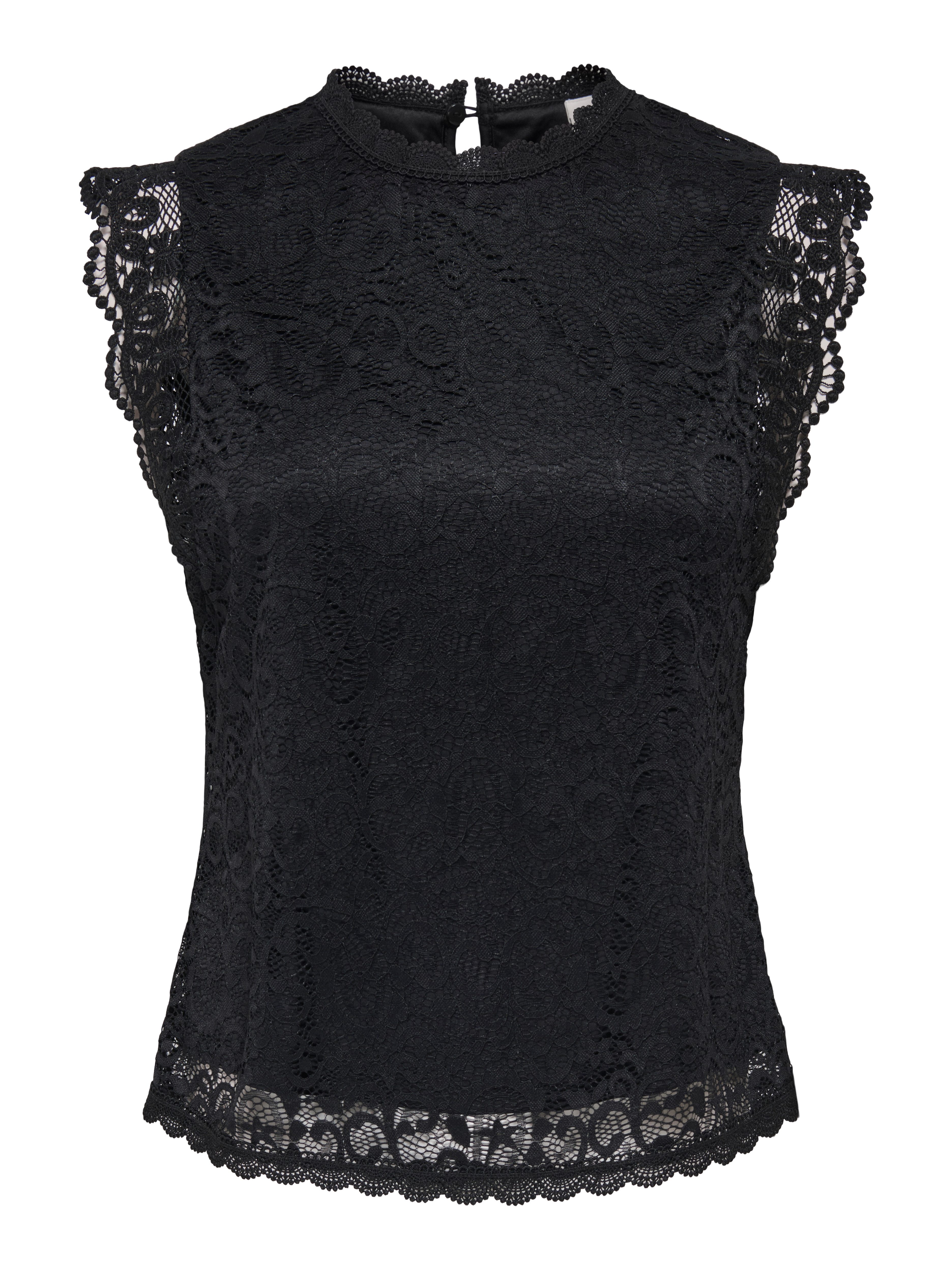 JDY Spitzenshirt JDYLOTAS S/L LACE TOP JRS