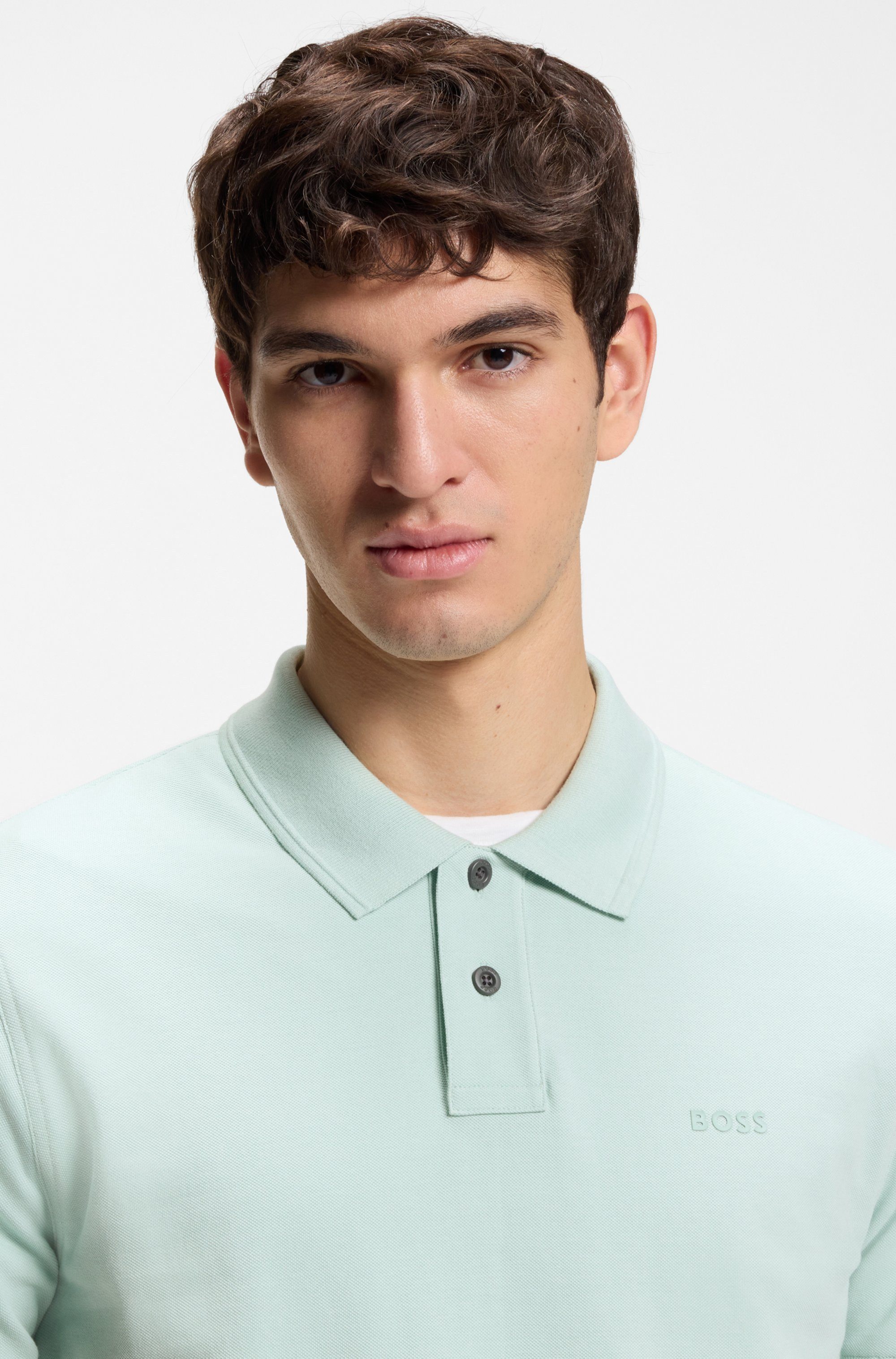 BOSS ORANGE Poloshirt Prime Regular Fit Cotton Pique Polo aus 100% Baumwolle