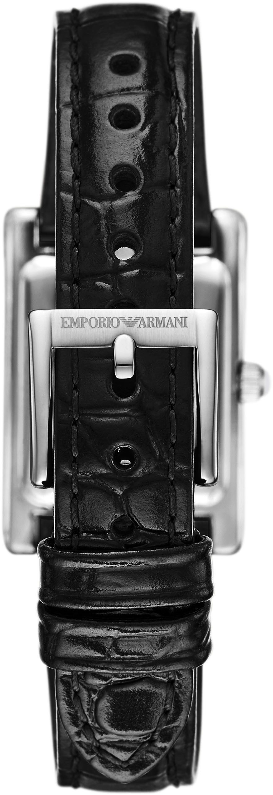 Emporio Armani Quarzuhr AR11623, Armbanduhr, Damenuhr, Lederarmband, analog