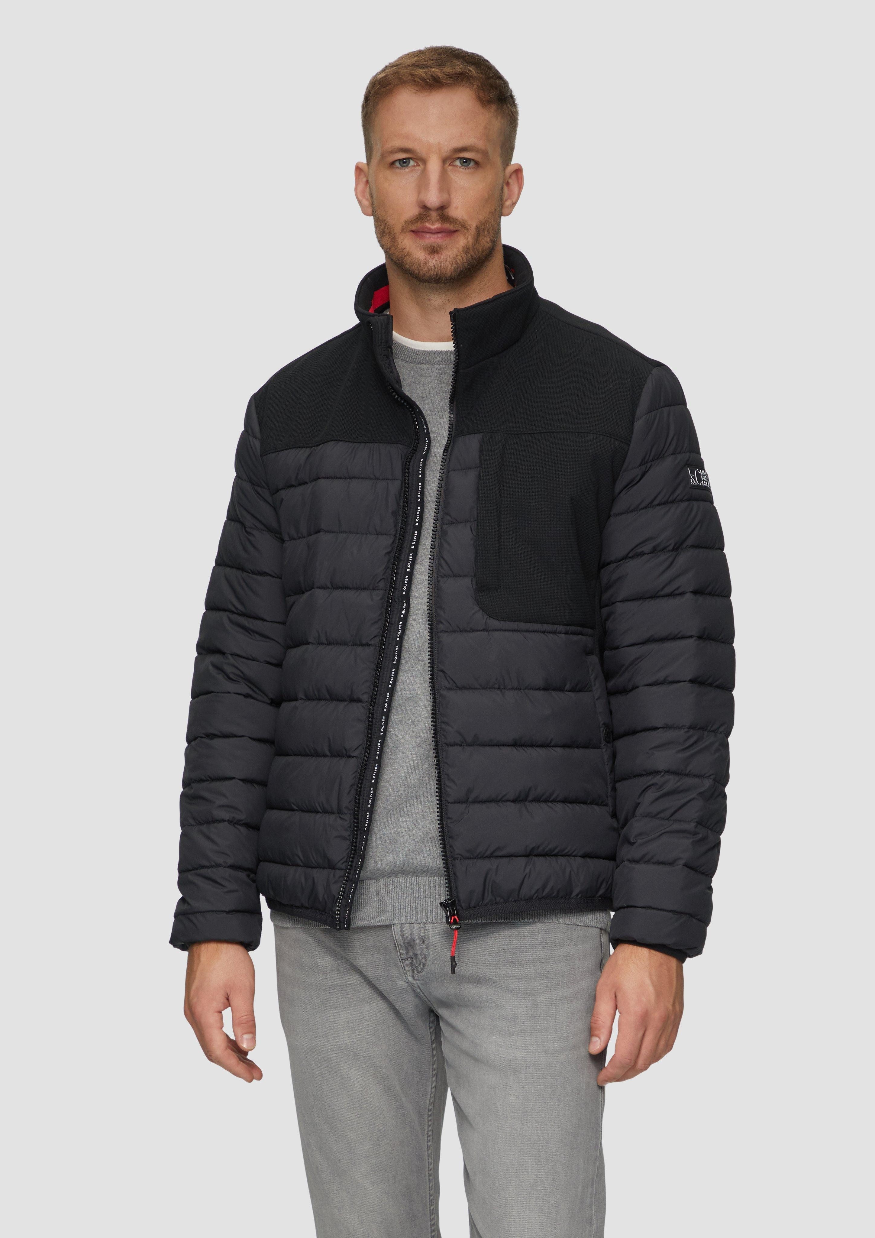 s.Oliver Allwetterjacke Leichte Steppjacke im Materialmix günstig online kaufen