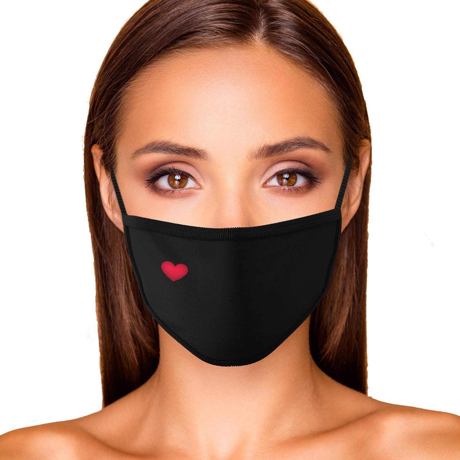 Dilara Mund-Nasen-Masken Baumwollmasken mit Sprüchen & Motiven - Gesicht Stoffmasken Aufdruck, aus Baumwolle - Waschbar, Atmungsaktiv & Wiederverwendbar
