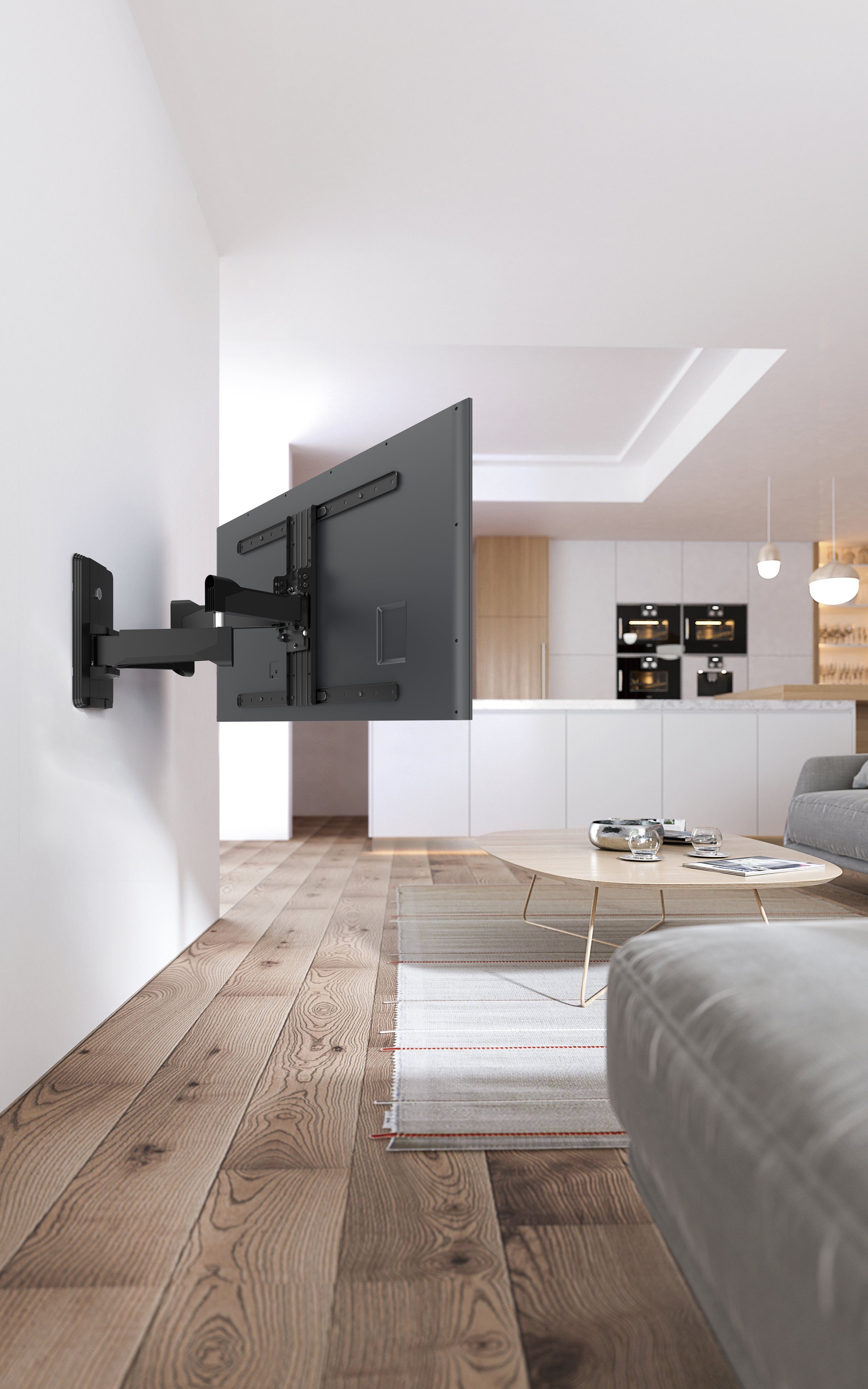 Zoll Zoll, 80 SXL4 Größe, (bis ausziehbar) TV-Wandhalterung, 80,00 HALTERUNGSPROFI neigbar, schwenkbar, TV Bis
