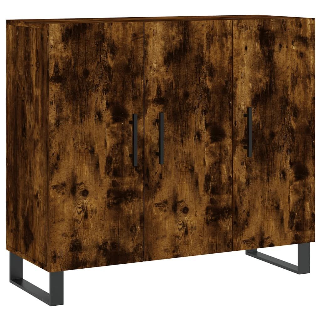 vidaXL Sideboard Sideboard Räuchereiche 90x34x80 cm günstig online kaufen