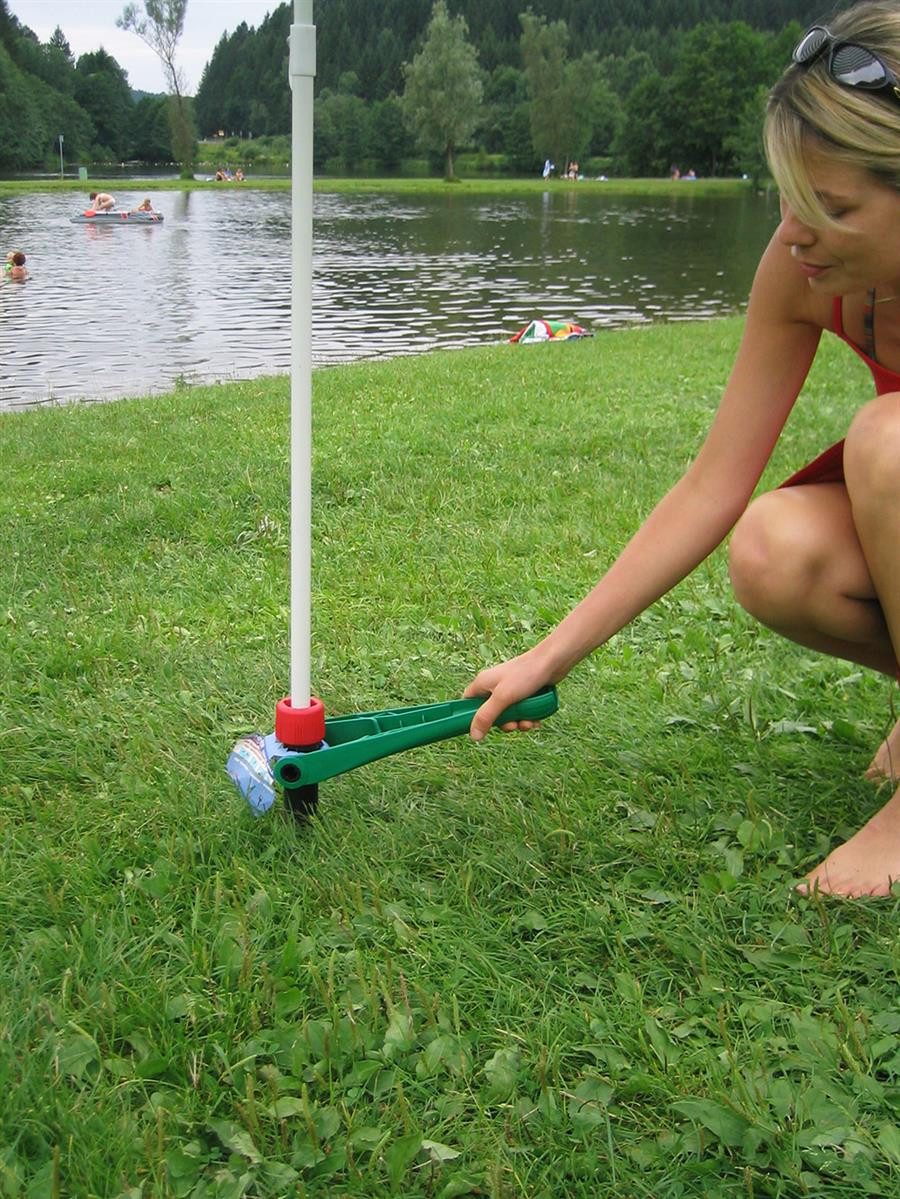 Krinner Schirmhalter Vario Drill Sonnenschirmständer Bodendübel günstig online kaufen
