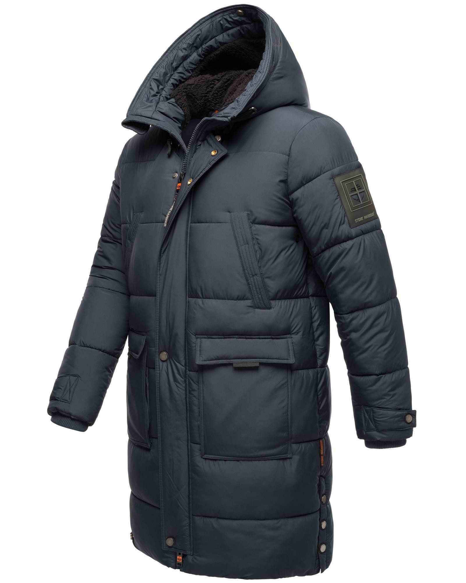 Stone Harbour Wintermantel Beviis Warmer Winter Steppmantel mit coolen Details