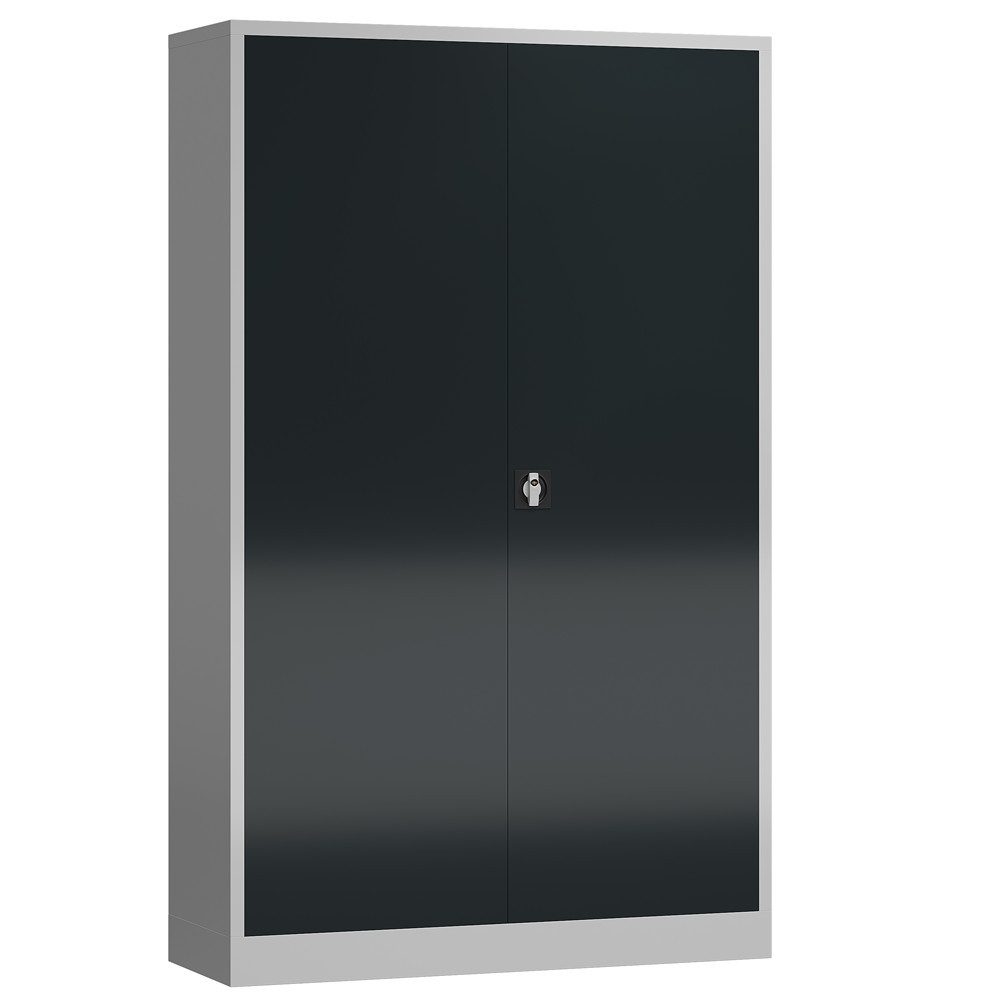 Steelboxx Mehrzweckschrank Metallschrank abschließbar Flügeltürenschrank 1945 x 1200 x 600 mm (1-St) Mehrzweckschrank abschließbar