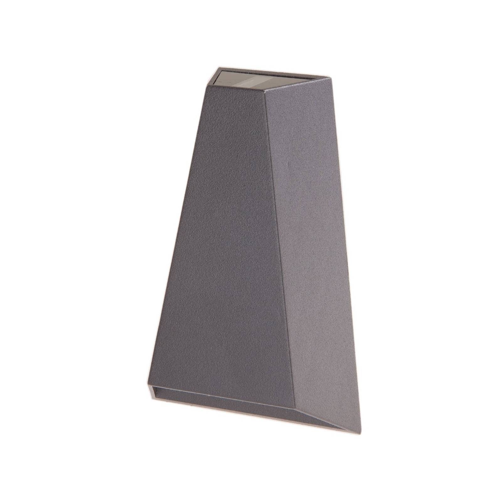 Lucande Außen-Wandleuchte Jendrik, 2 x 3 W Cree LED, warmweiß