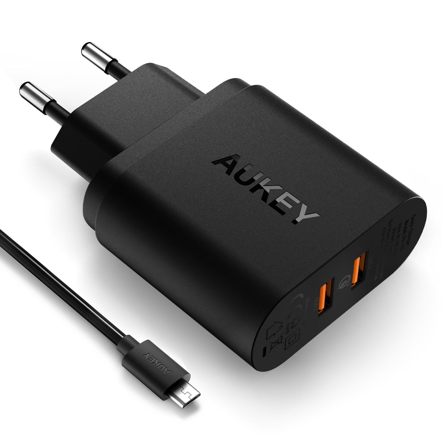AUKEY Ladestation (36 W, Quick Charge 3.0) Ladegerät)
