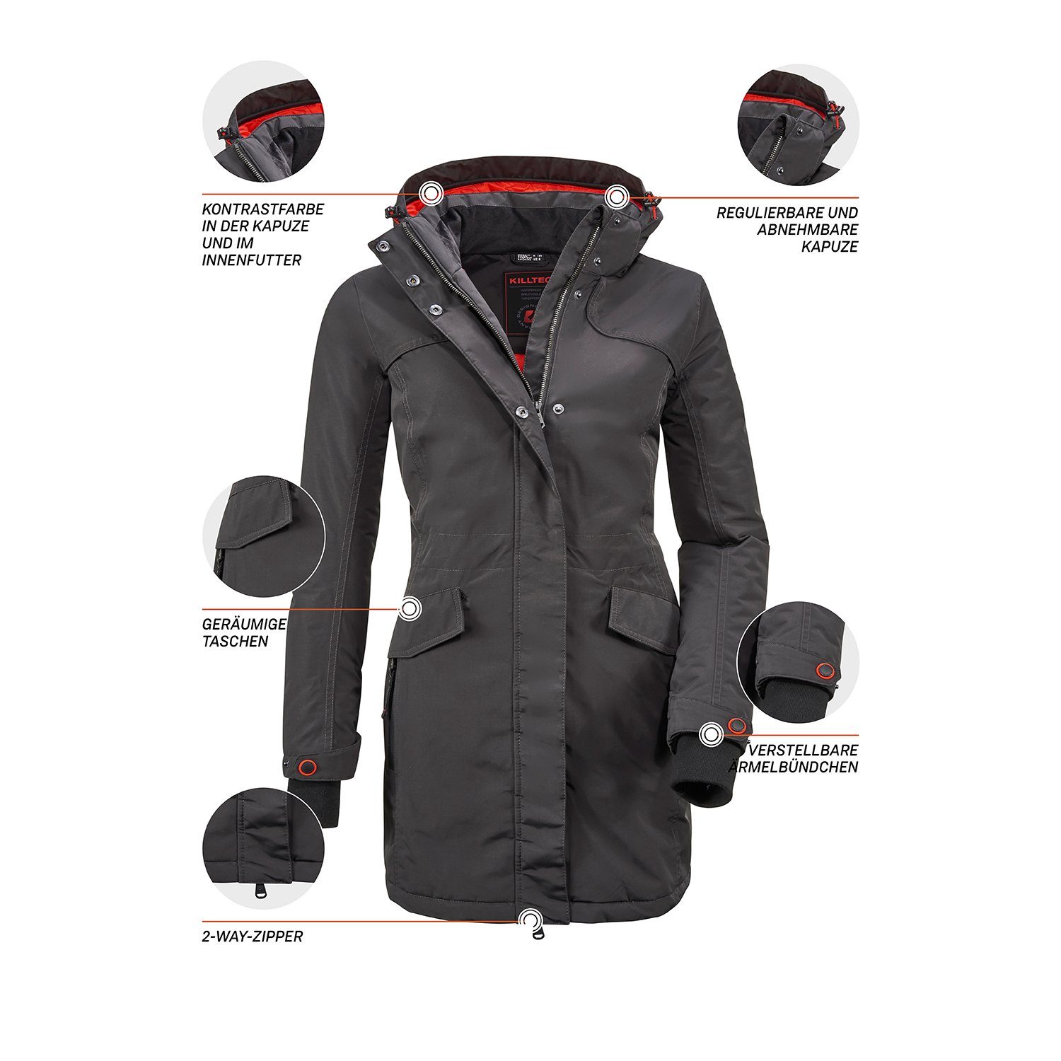 Killtec Funktionsmantel Parka Grindavik