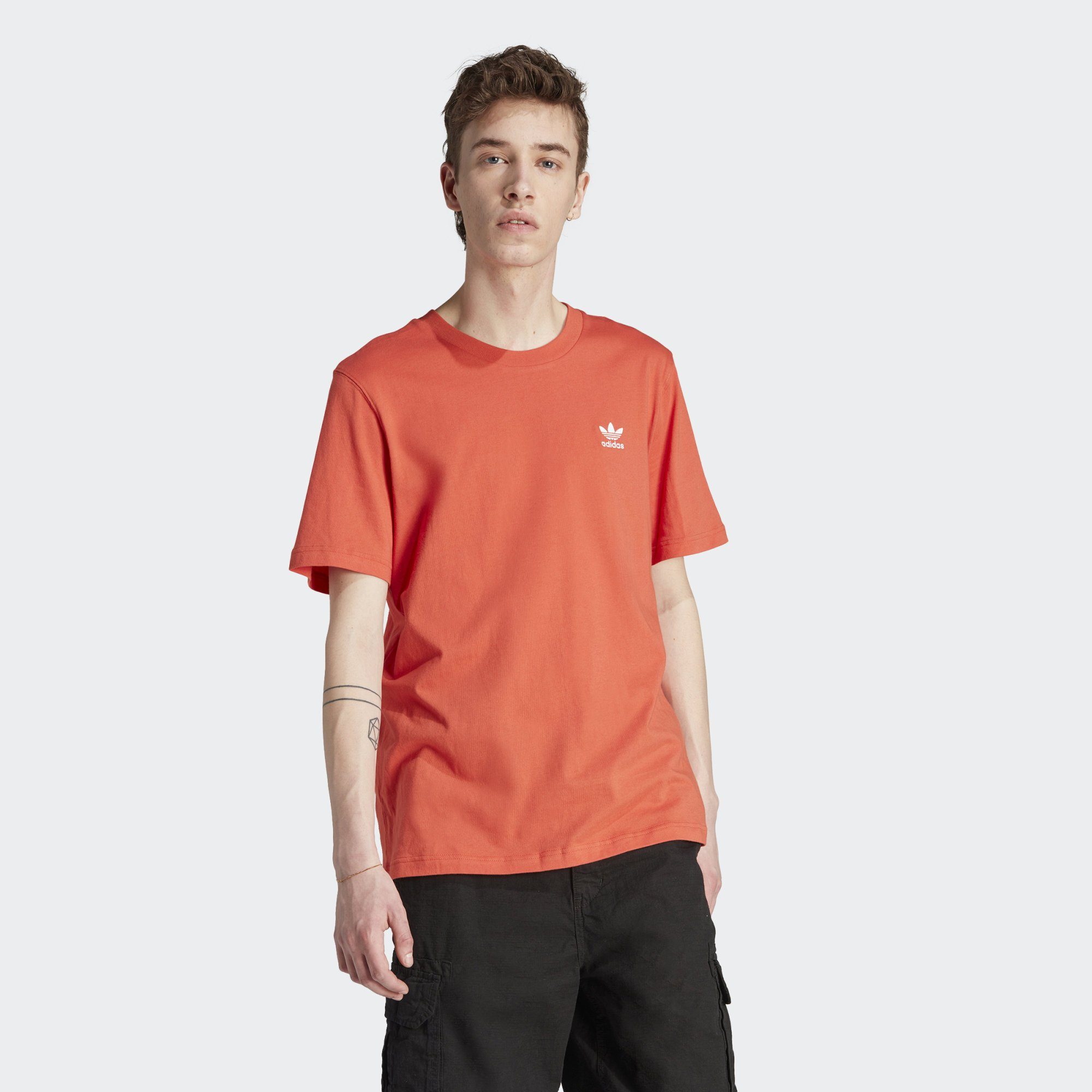 adidas Originals T-Shirt TREFOIL ESSENTIALS T-SHIRT Preloved Red