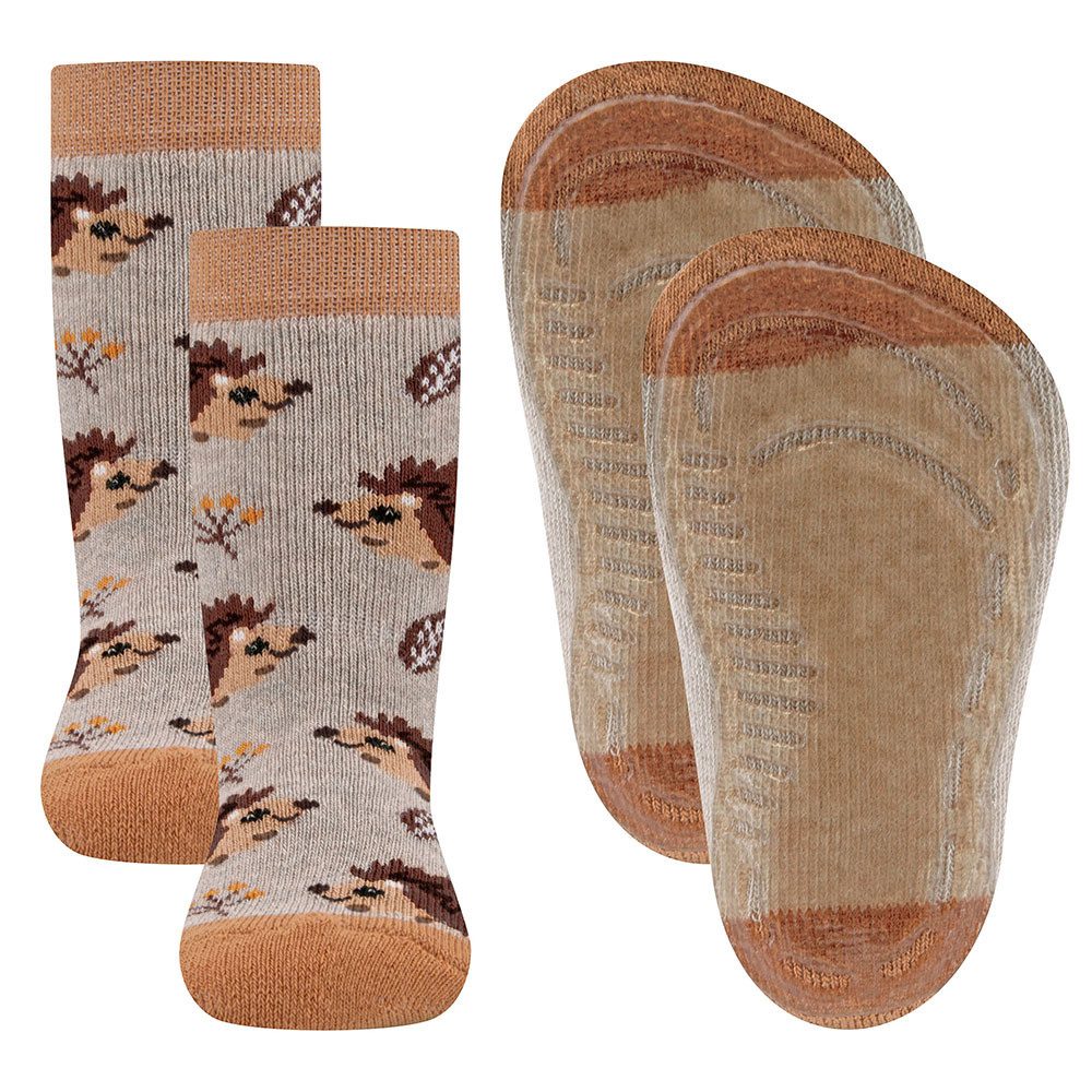 Ewers ABS-Socken Stoppersocken 2er Pack Igel (2-Paar)