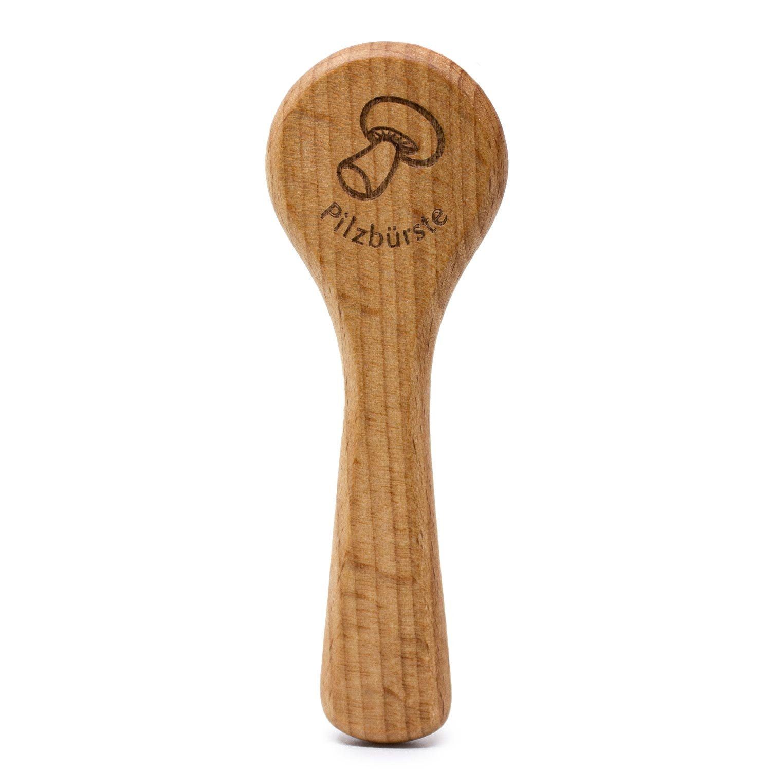 Landshop24 Reinigungsbürste Champignonbürste, Pilzbürste, Schweineborste, Buchenholz, Pilze, (1 Bürste), Made in Germany – Bild 2 von 5