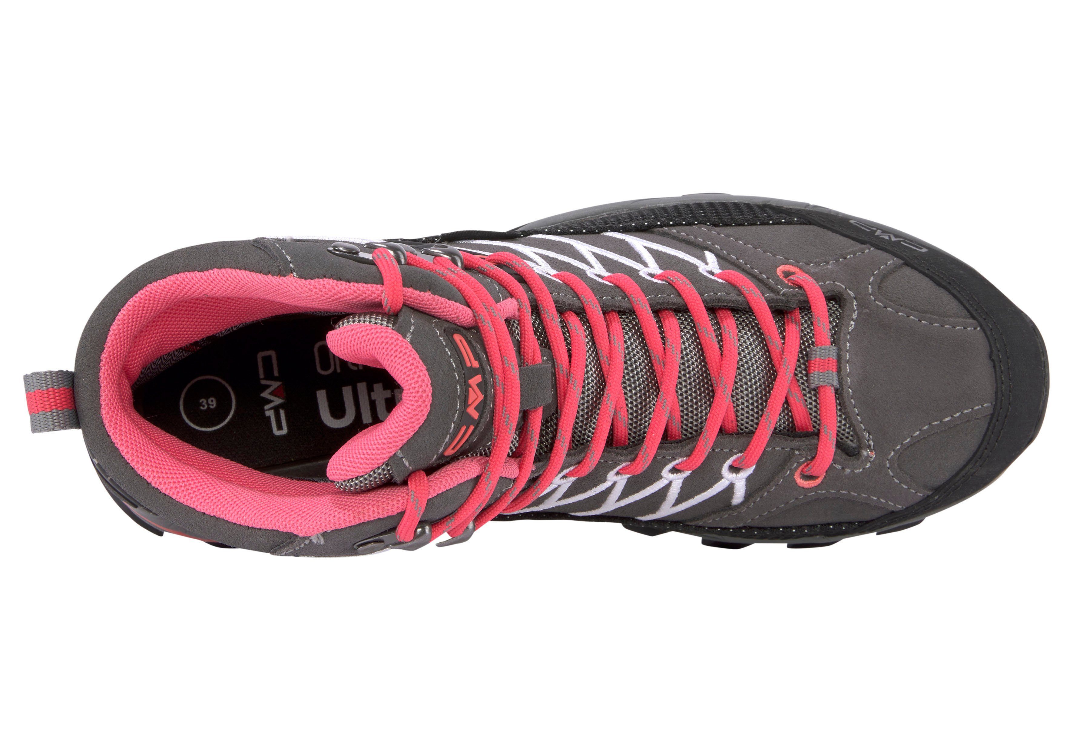 wasserdicht Wmns grau-koralle CMP Wanderschuh Rigel Mid Waterproof CAMPAGNOLO