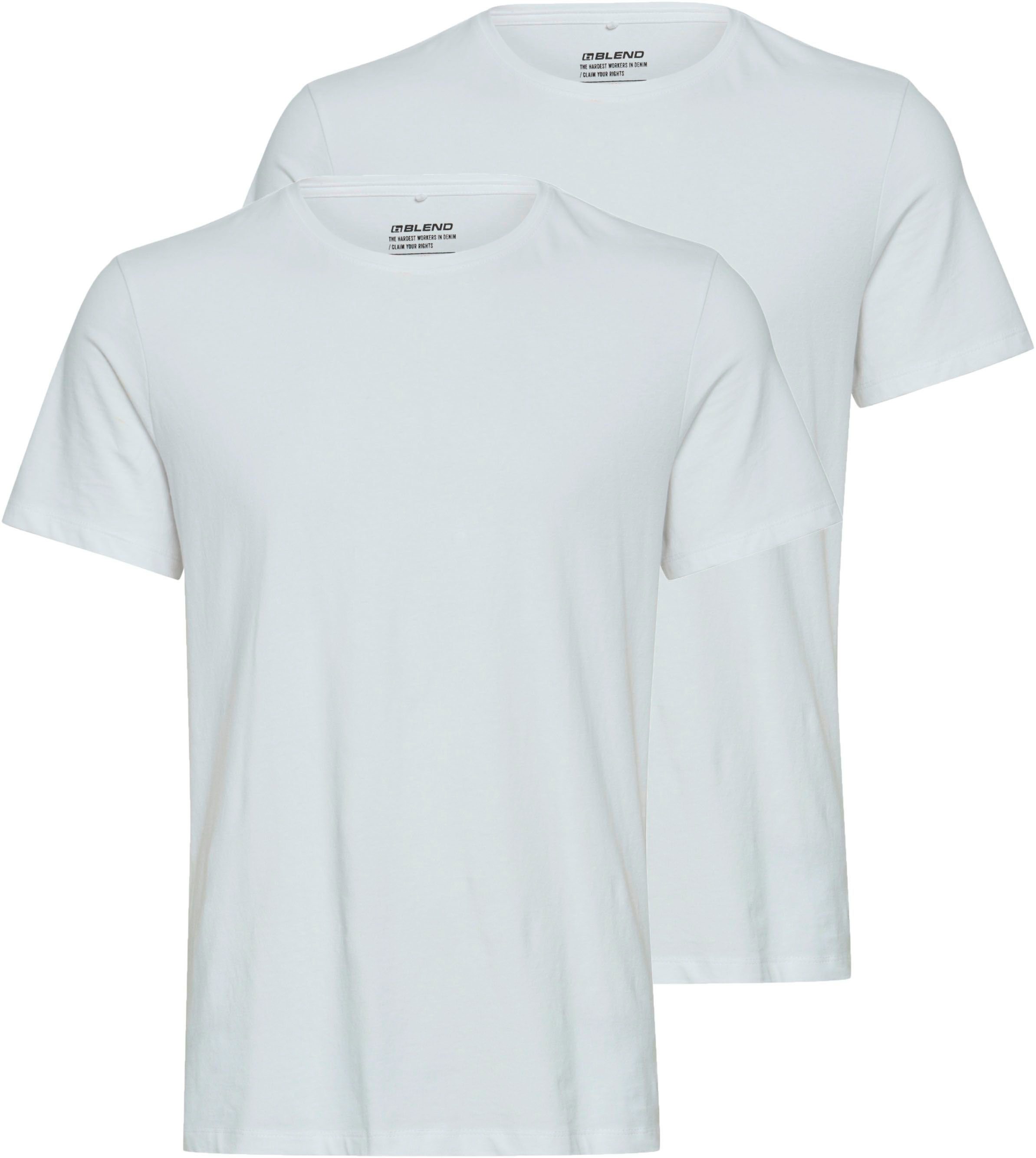 Blend T-Shirt (Packung, 2er-Pack) WHITE