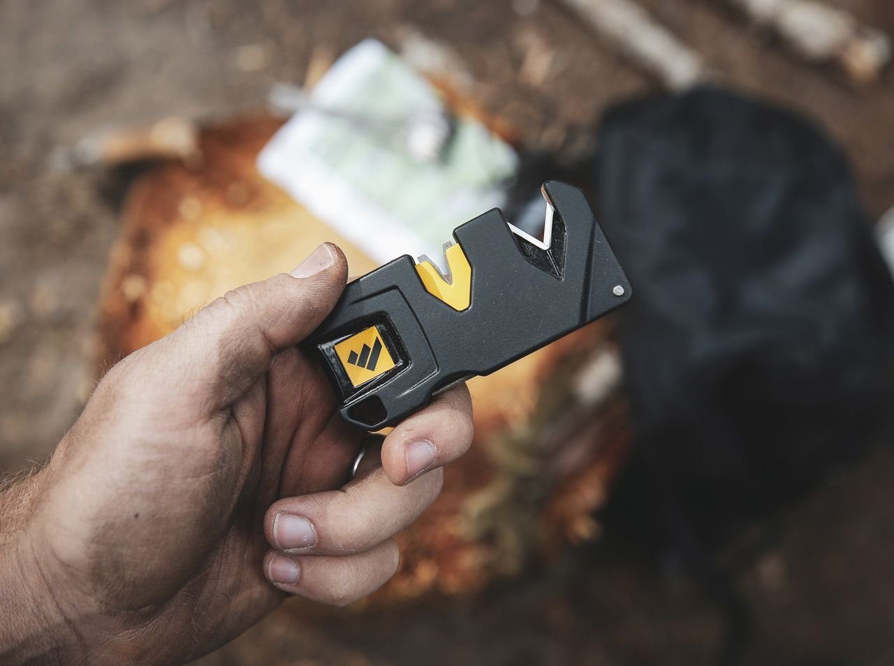 Work Sharp Messerschärfer Pivot Plus Messerschärfer - für unterwegs, Werkstatt & Küche, Leicht & handlich – ideal im Rucksack oder Haushalt
