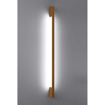 etc-shop LED Wandleuchte, Wandleuchte Wandlampe Gold LED Schlafzimmerlampe Flurleuchte H