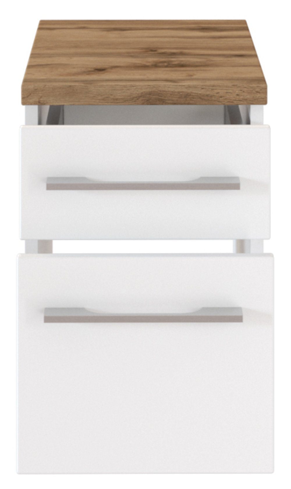 HELD MÖBEL Unterschrank Davos 30 cm weiß/matt weiß